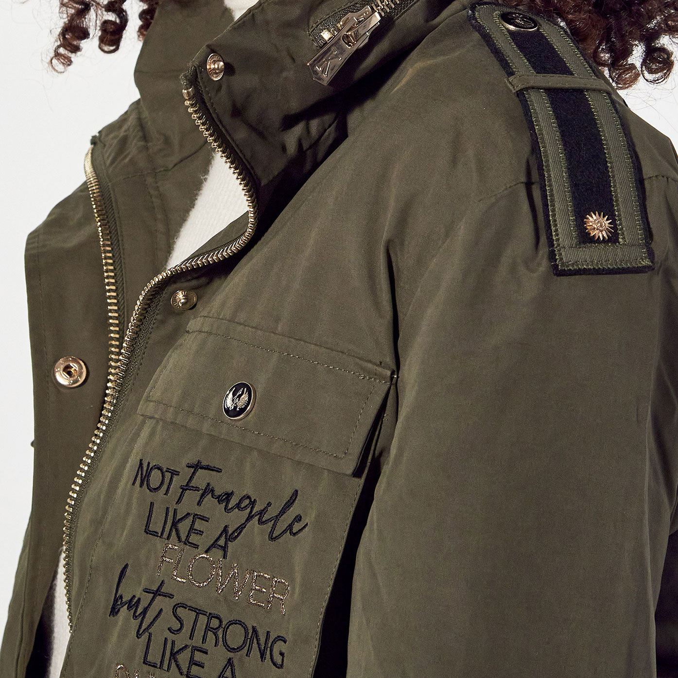 Parka kaki femme kaporal on sale