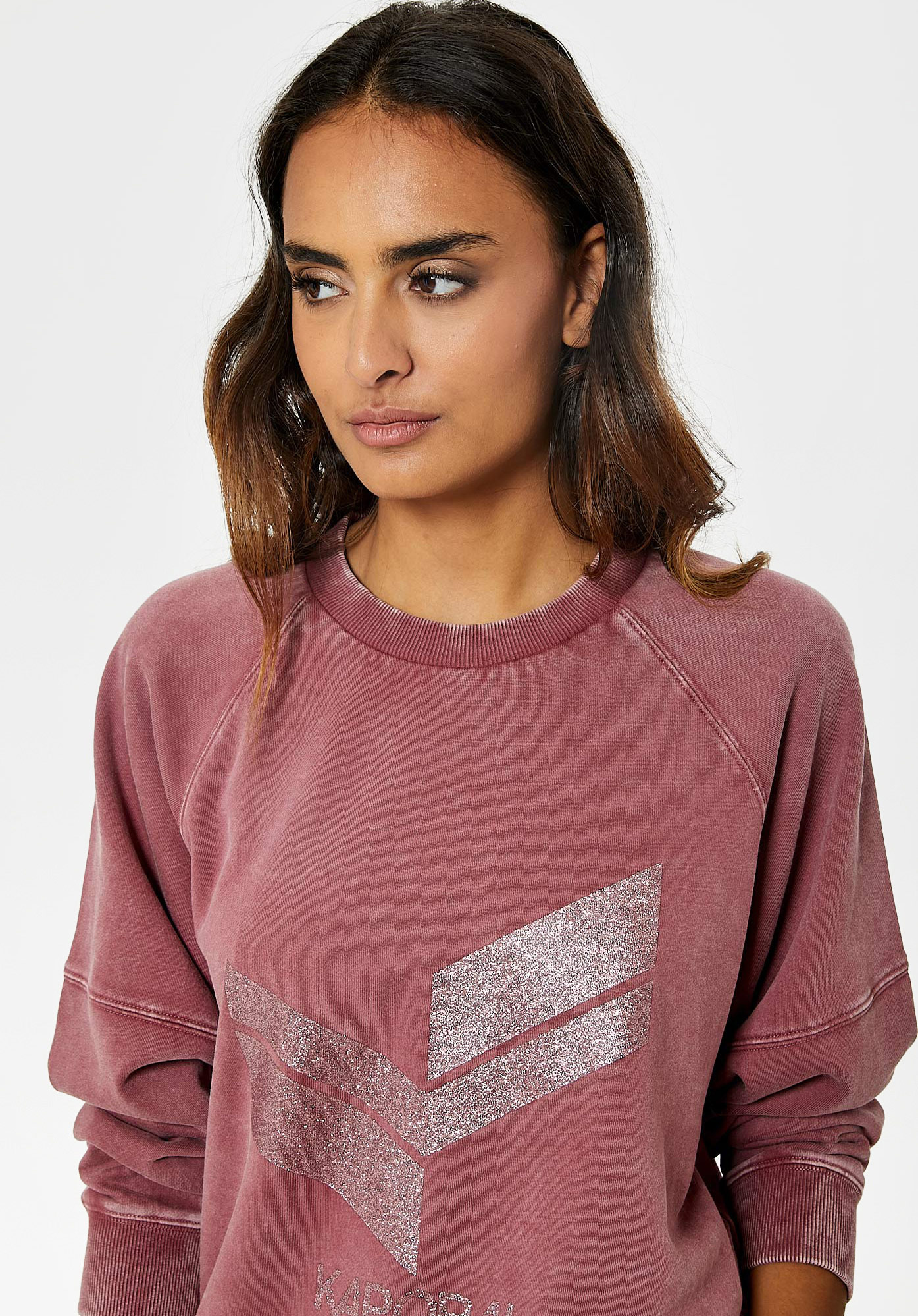 Women s purple sweatshirt Java Kaporal