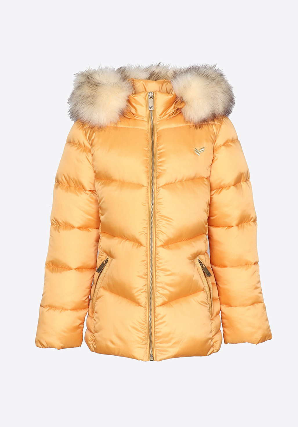 Girls online yellow parka