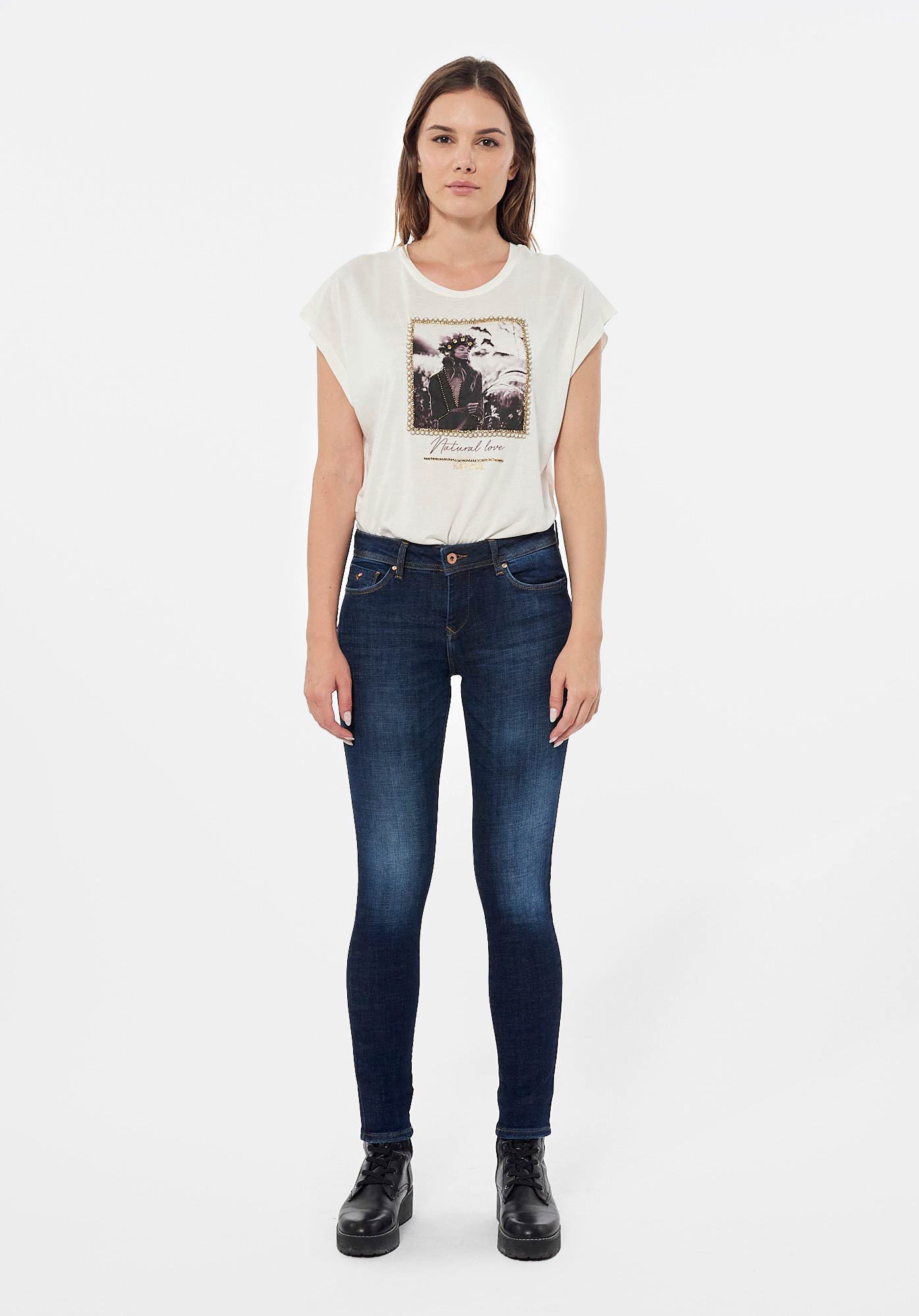 Women s slim fit jeans Loka Kaporal