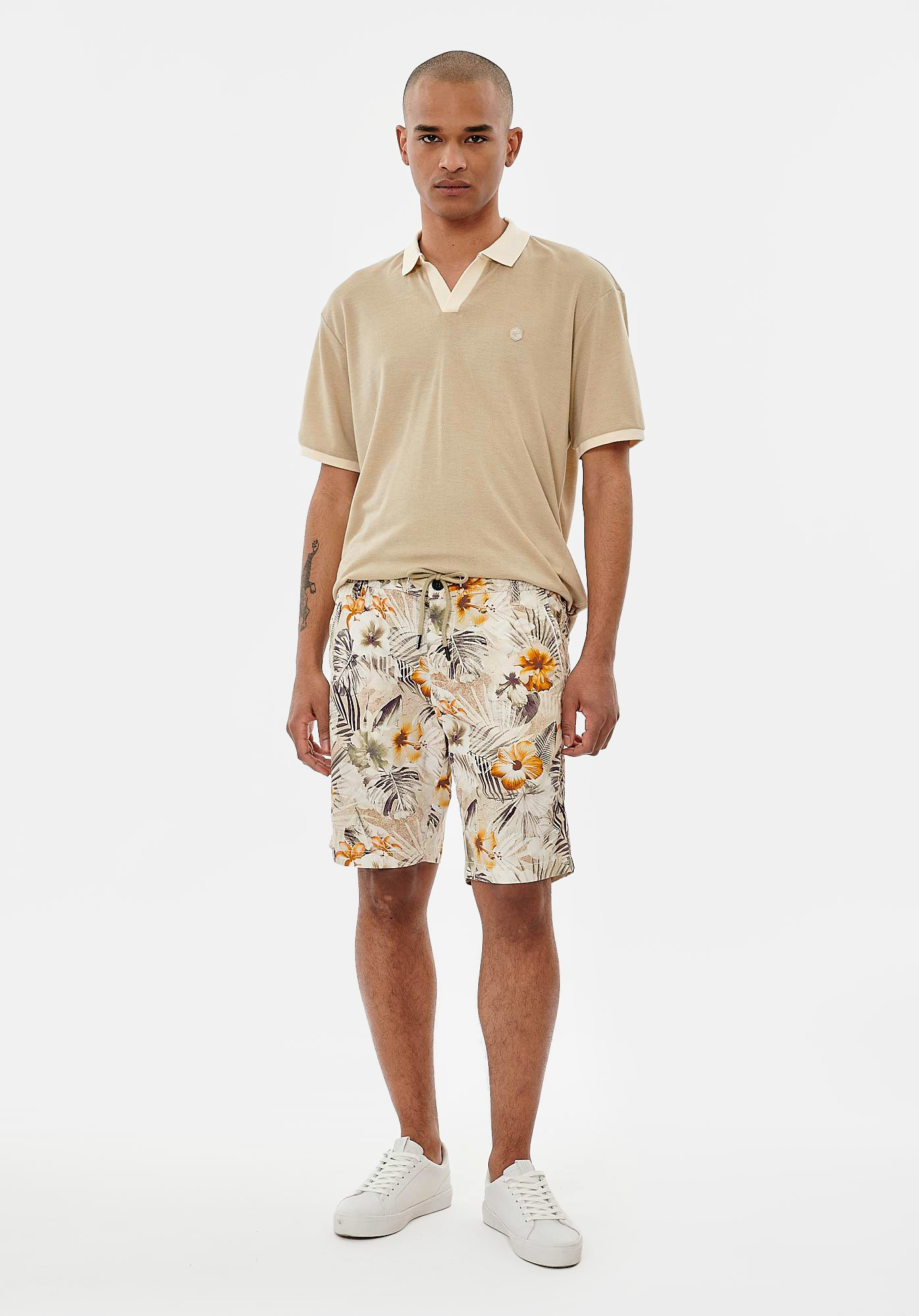 Floral shop chino shorts
