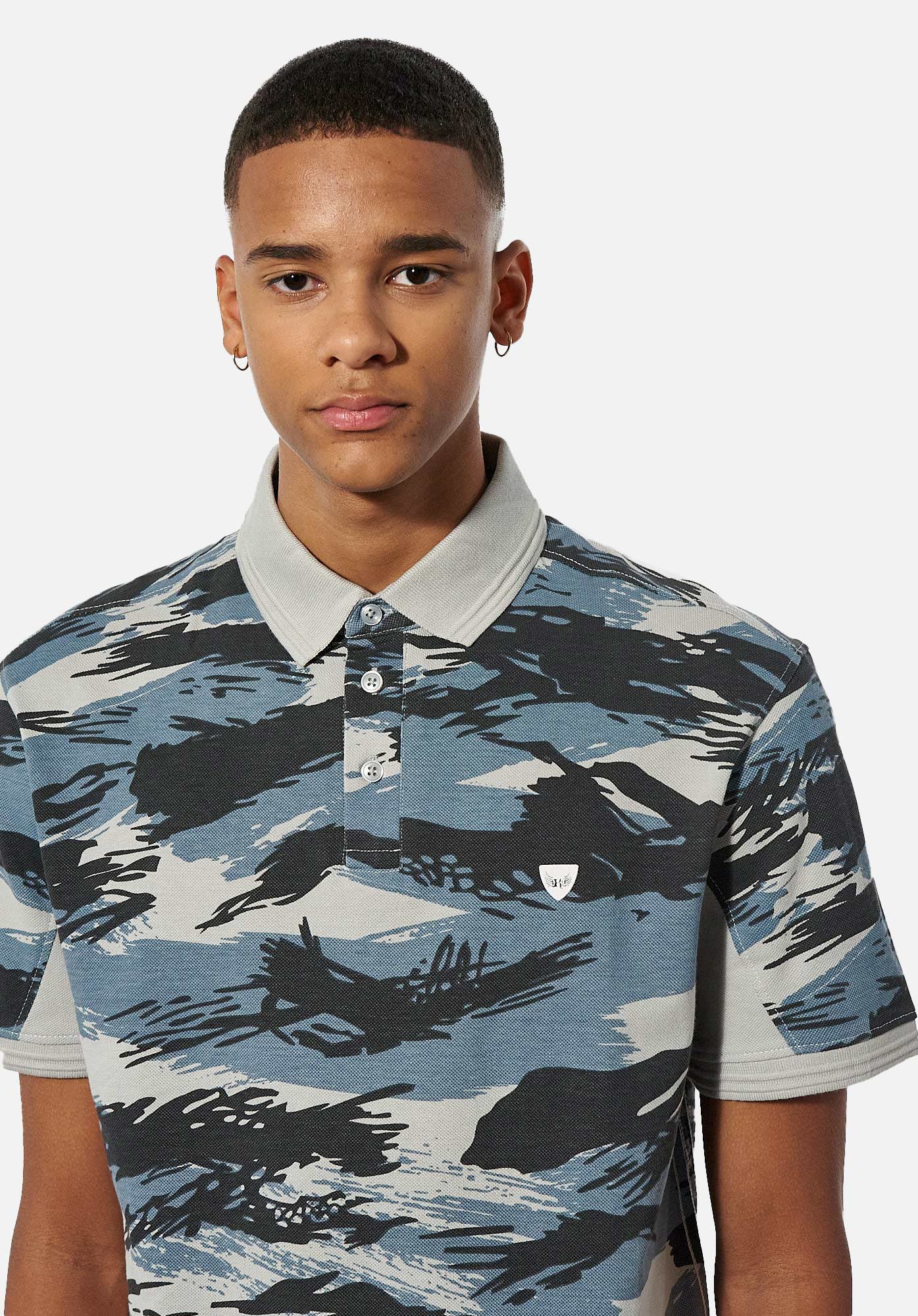 Lacoste shop camouflage polo