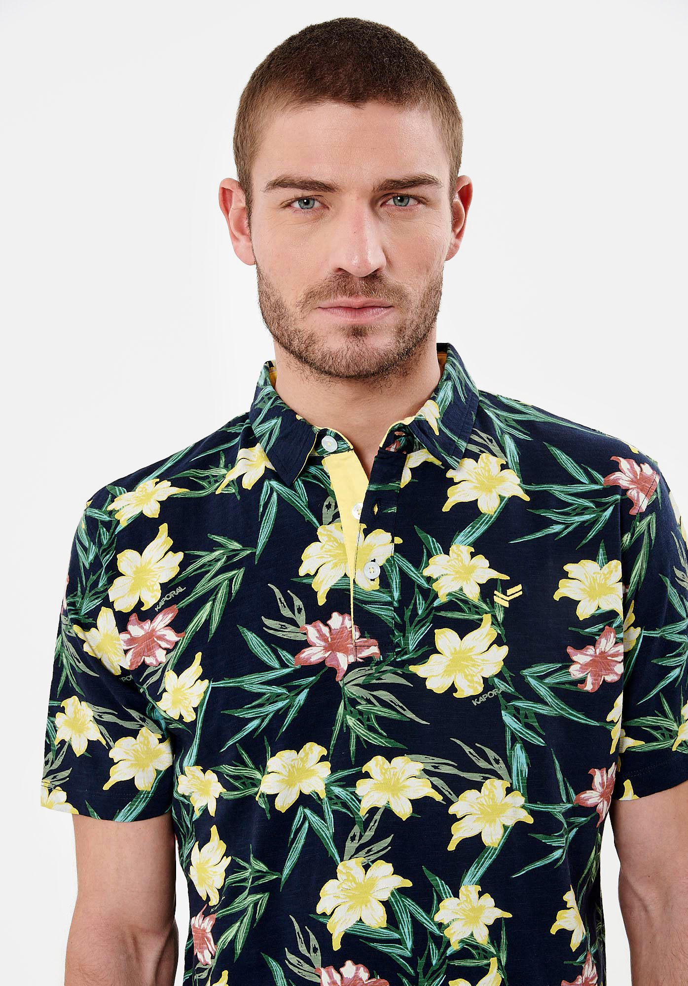 Polo 2025 fleuri homme