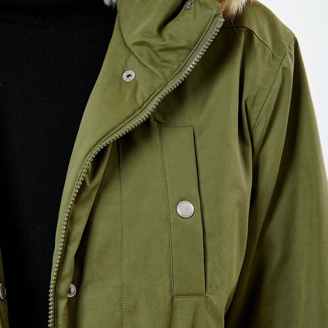 Parka kaki femme hotsell kaporal