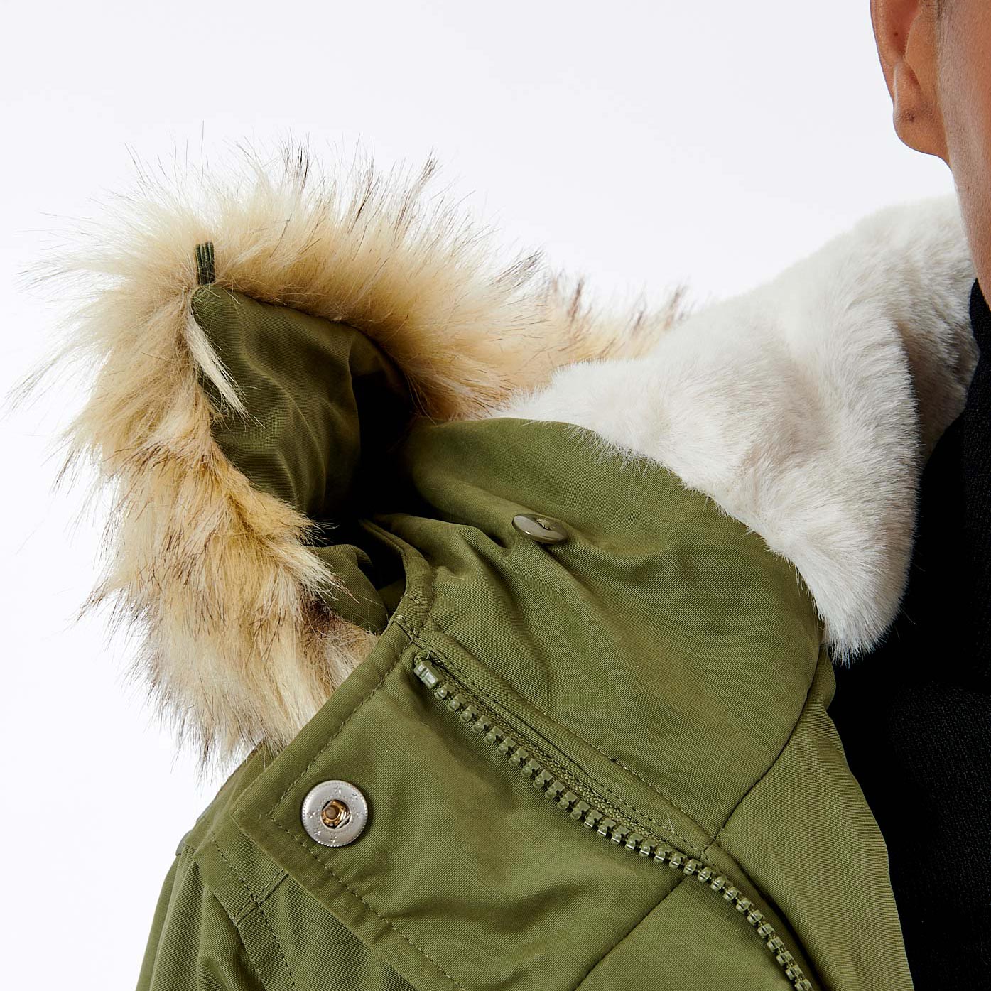 Parka kaki store femme kaporal