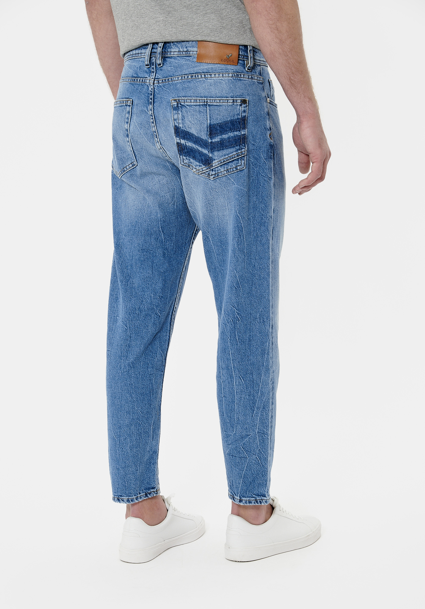 Jean cropped homme on sale