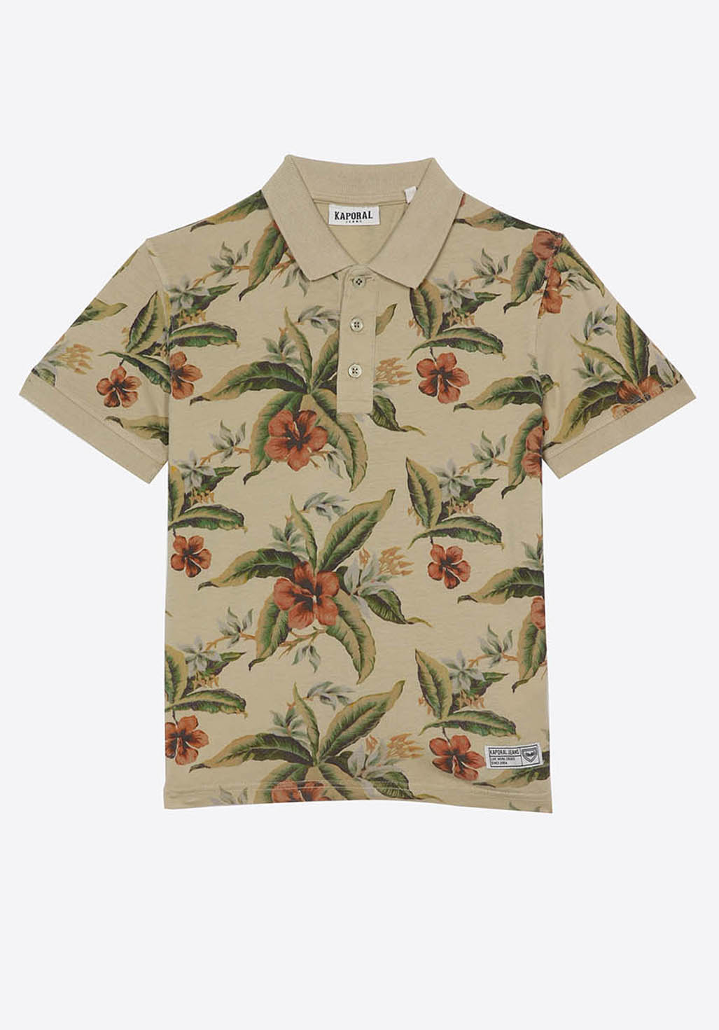 Polo fleuri homme sale