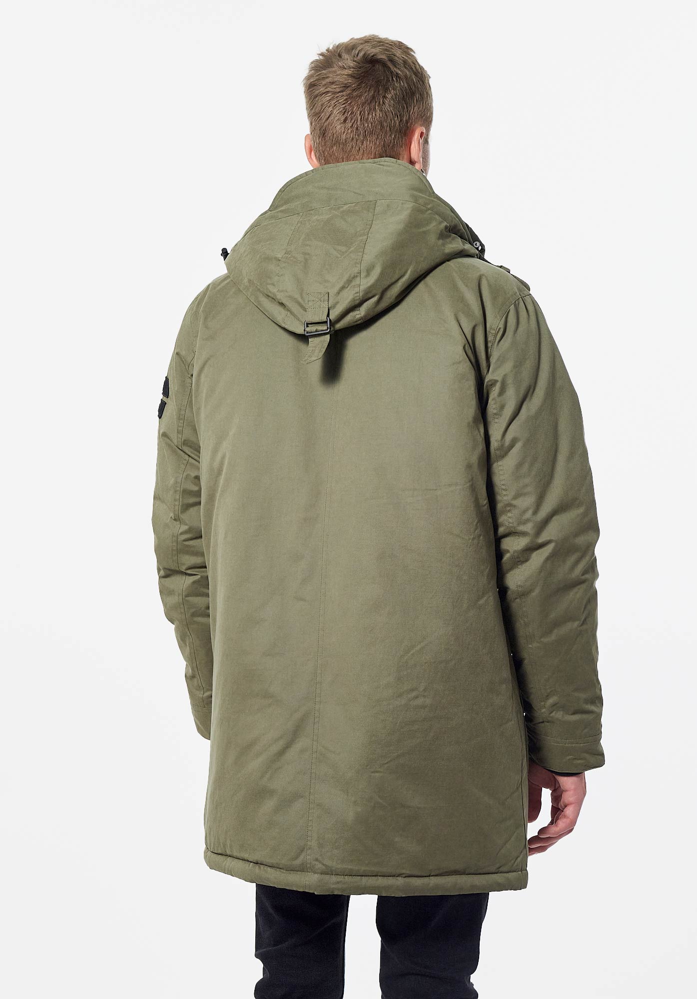 Men s khaki parka Sami Kaporal