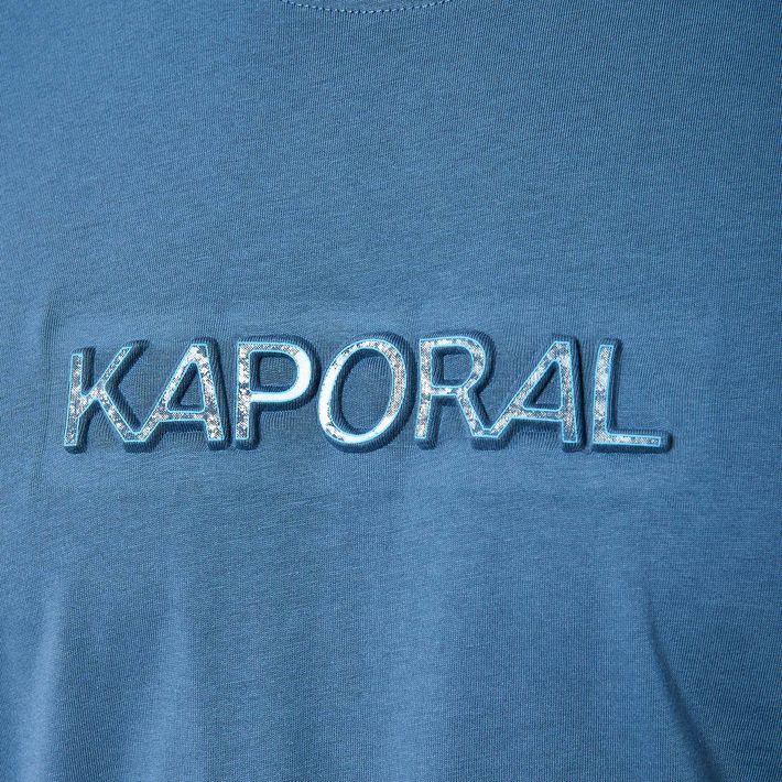 T-shirt bleu Homme en 100% coton Siko - Kaporal