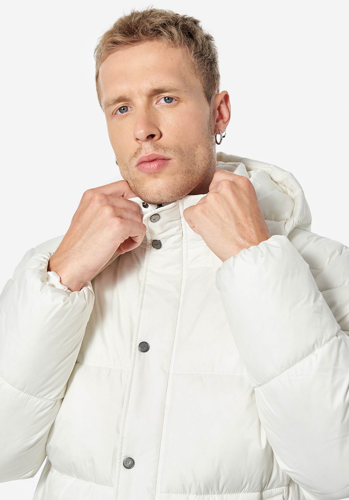 All white puffer jacket mens store