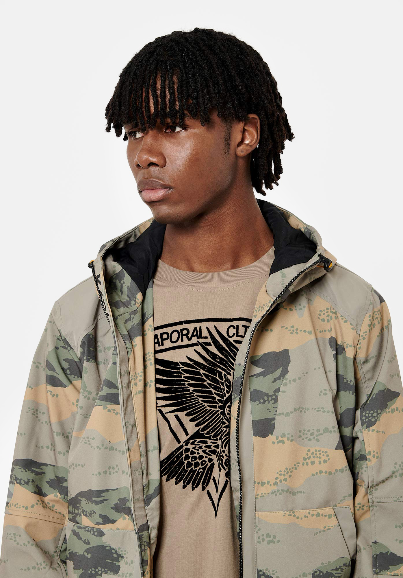 Desert camo on sale jacket mens