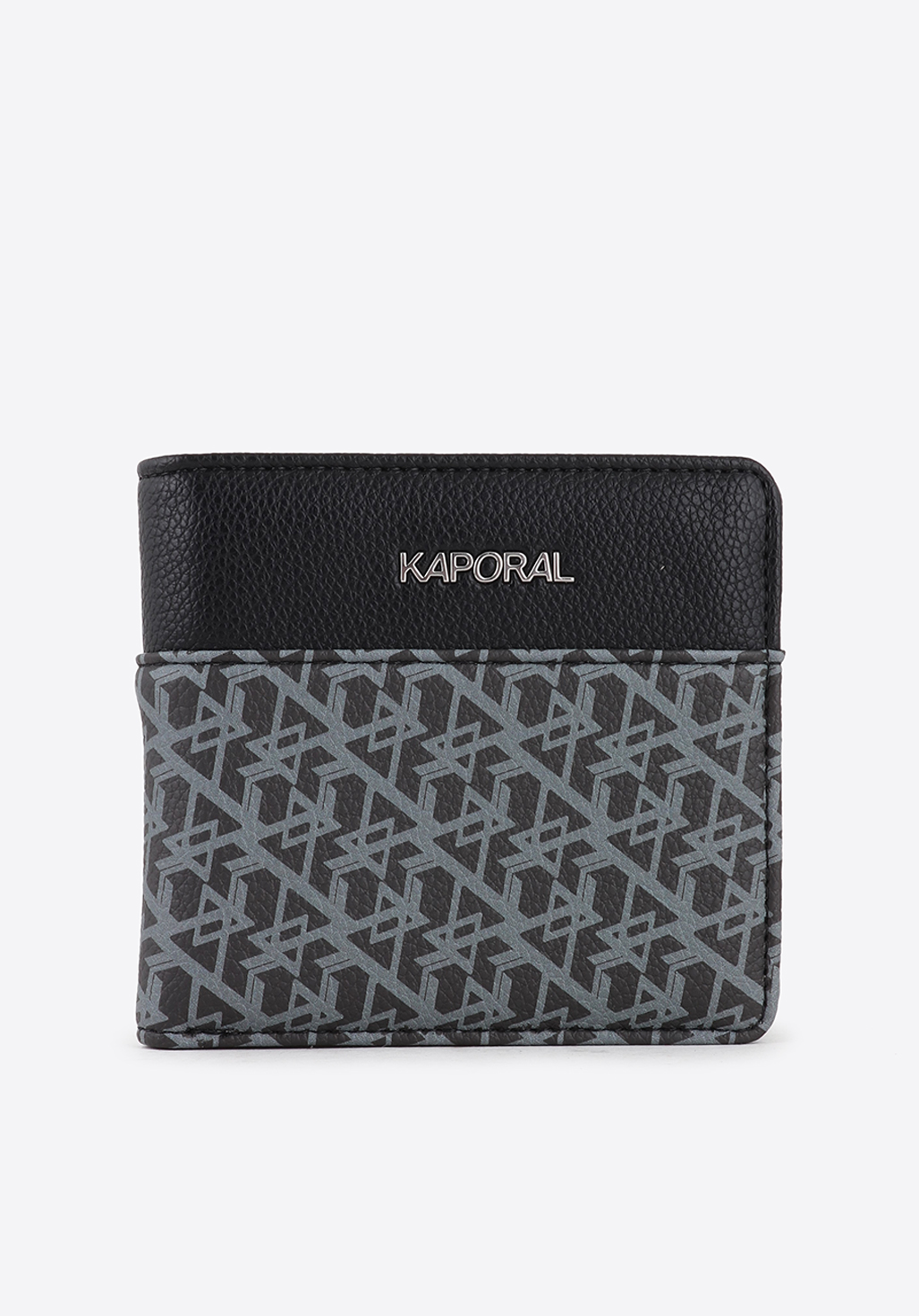 Men s black and grey wallet Vappa Kaporal