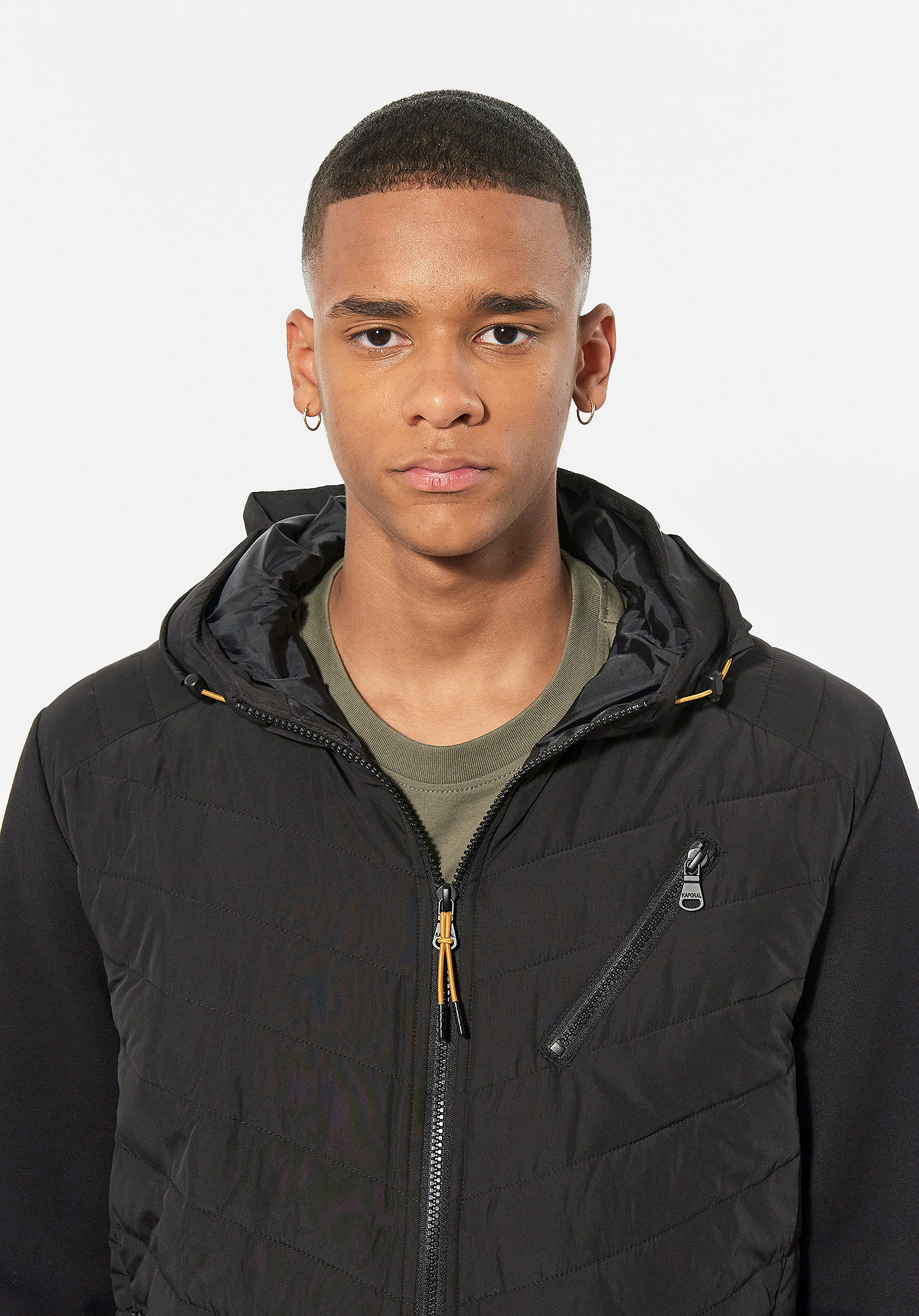 Men s black jacket Vito Kaporal