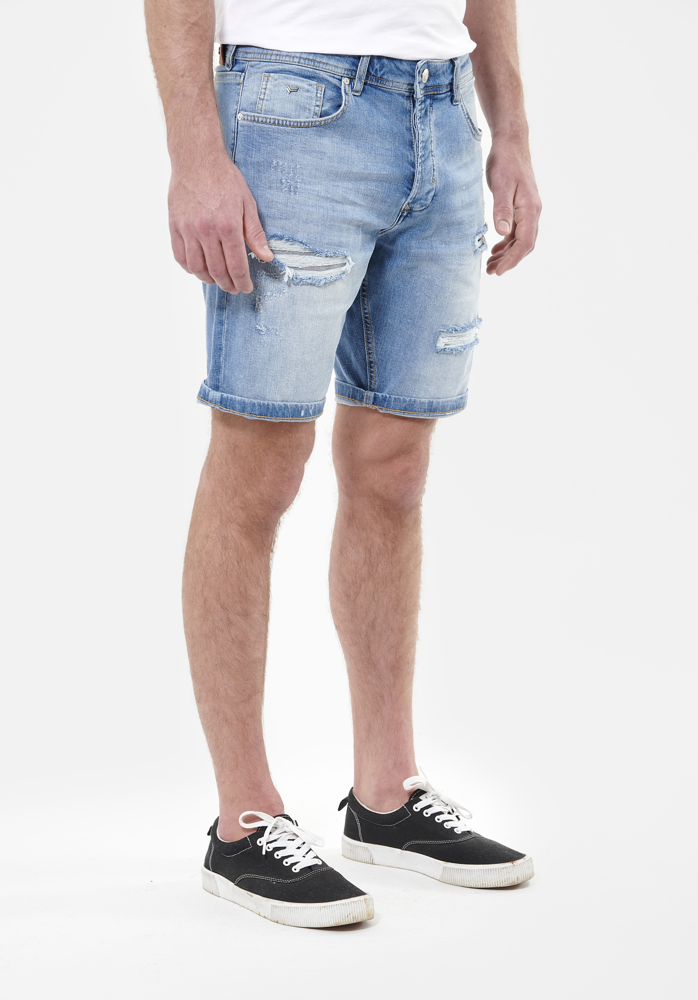 Fitted jean shorts 2025