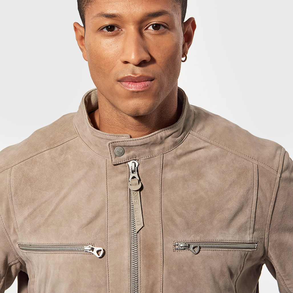 Selected homme suede outlet racer jacket