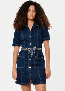 Robe en jean femme best sale mi longue