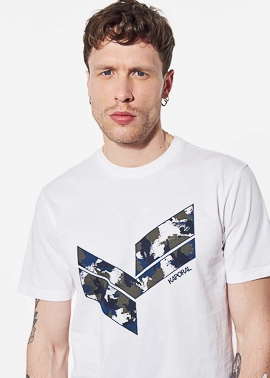 Kaporal Coupe Droite Garçon Enard T-Shirt imprimé à Manches Courtes 