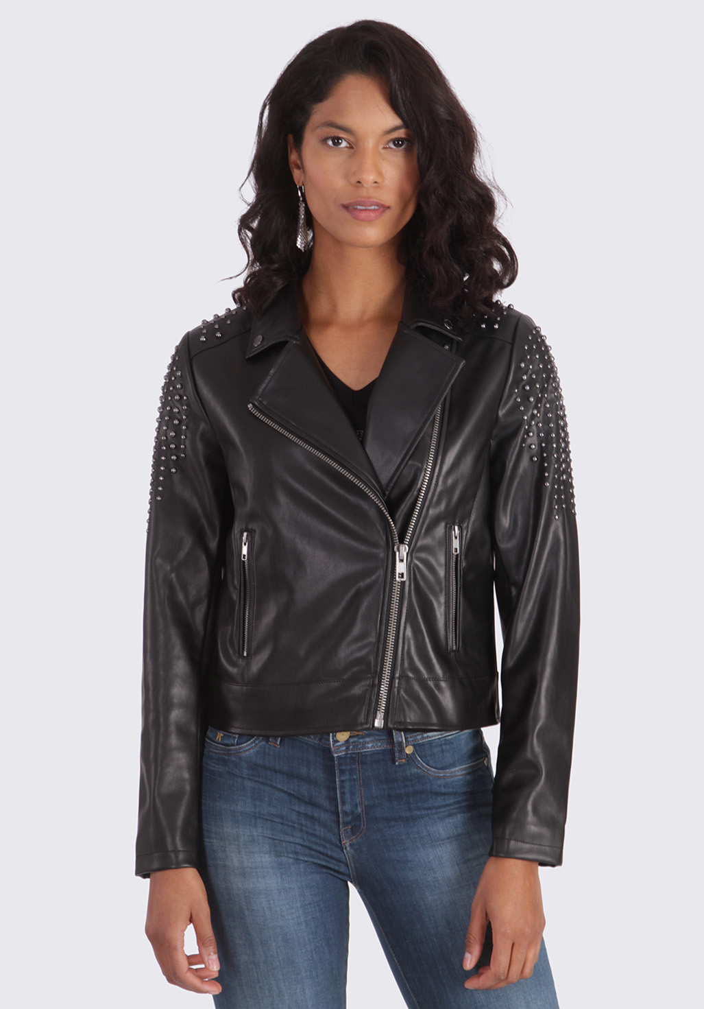 bebe faux leather jacket