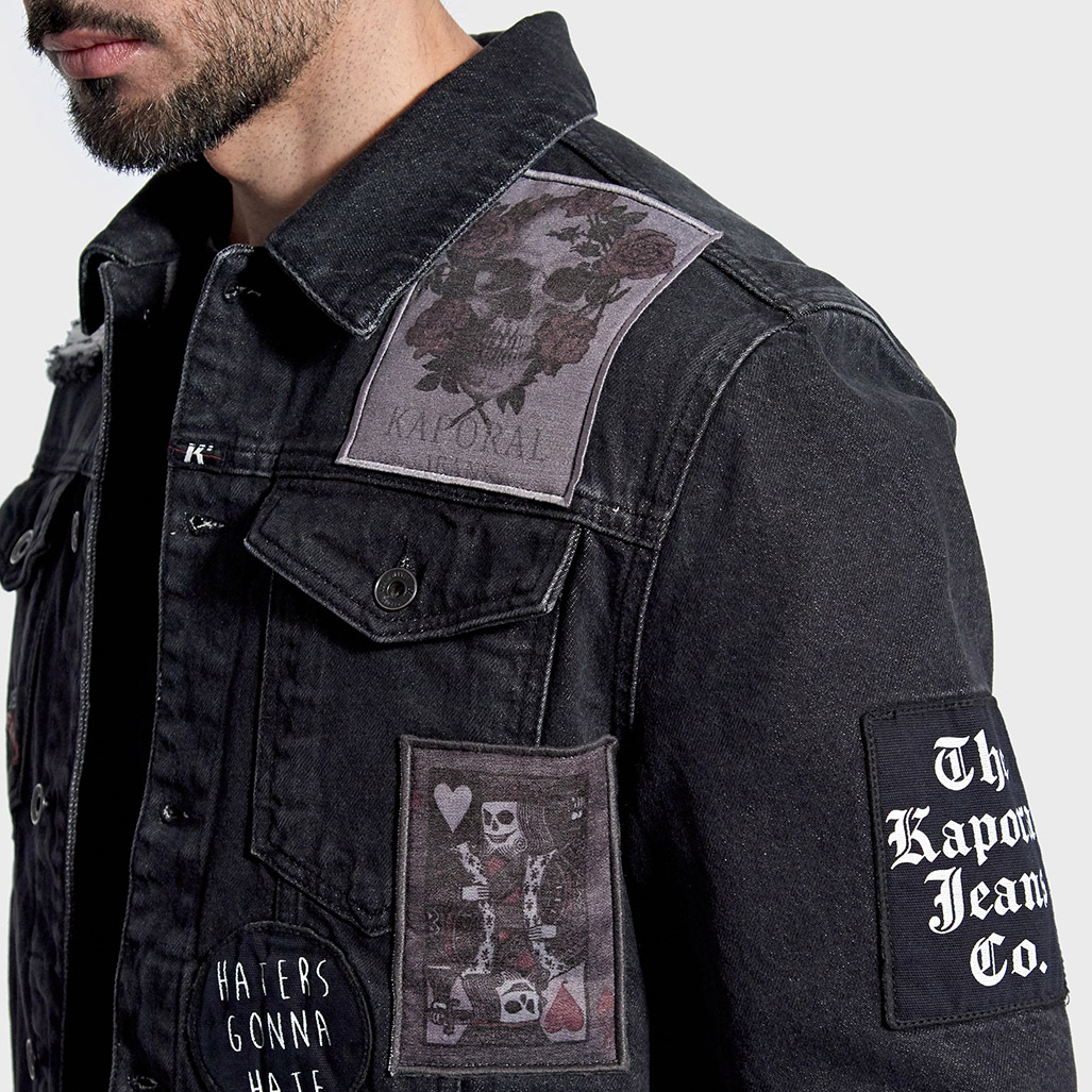 Veste jean hotsell kaporal homme
