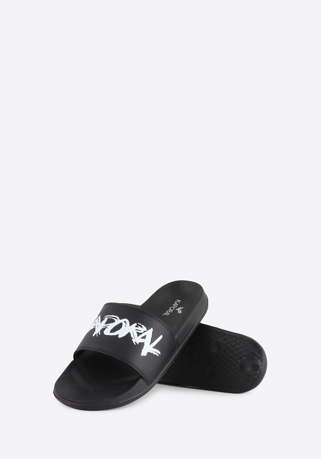 Claquettes noires homme Berla Kaporal