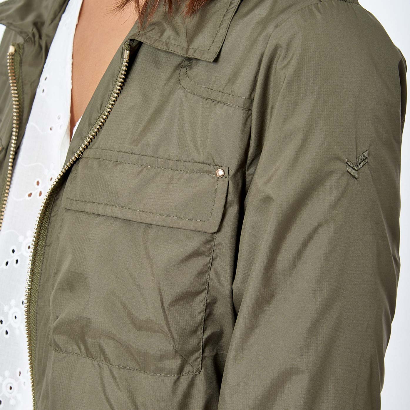Veste kaki Femme Acya Kaporal