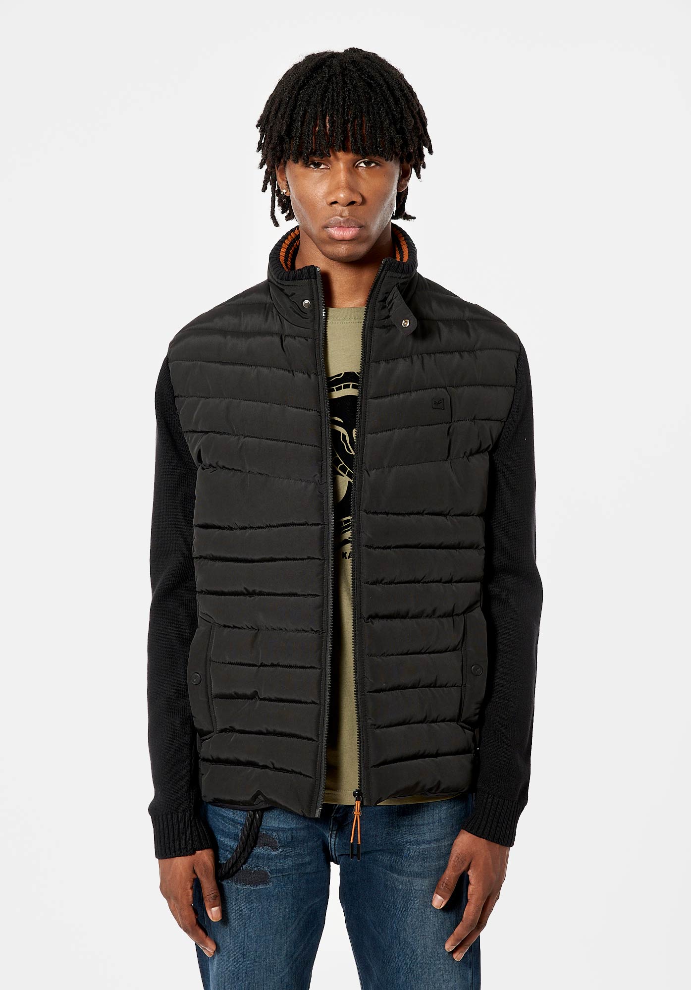 Gilet noir zippé discount homme