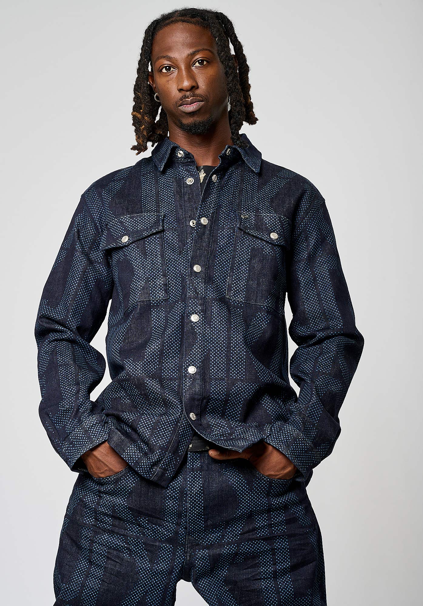 Chemise jean kaporal homme clearance