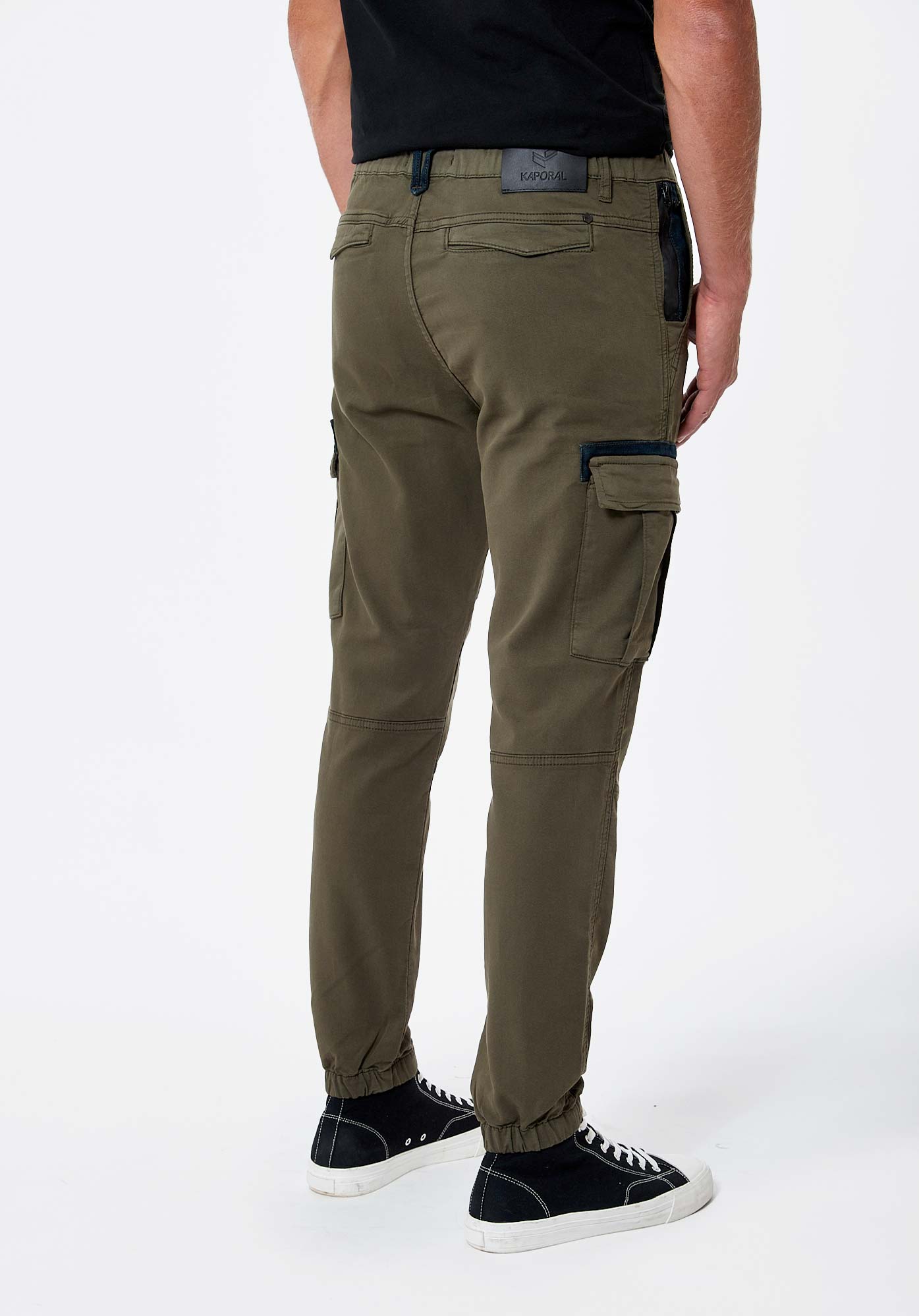 Pantalon cargo kaki Homme Alki Kaporal