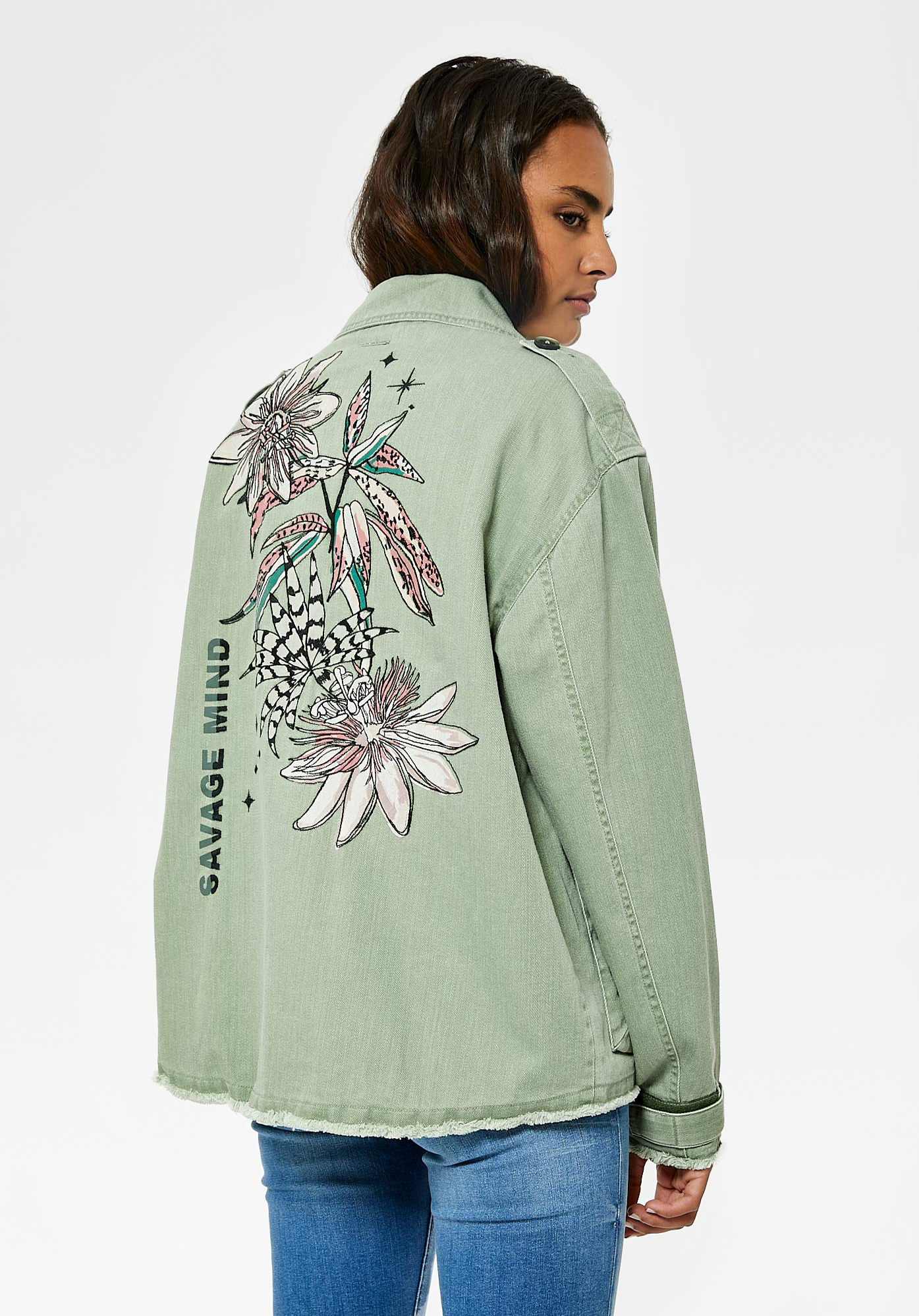 Veste kaki Femme Alma Kaporal
