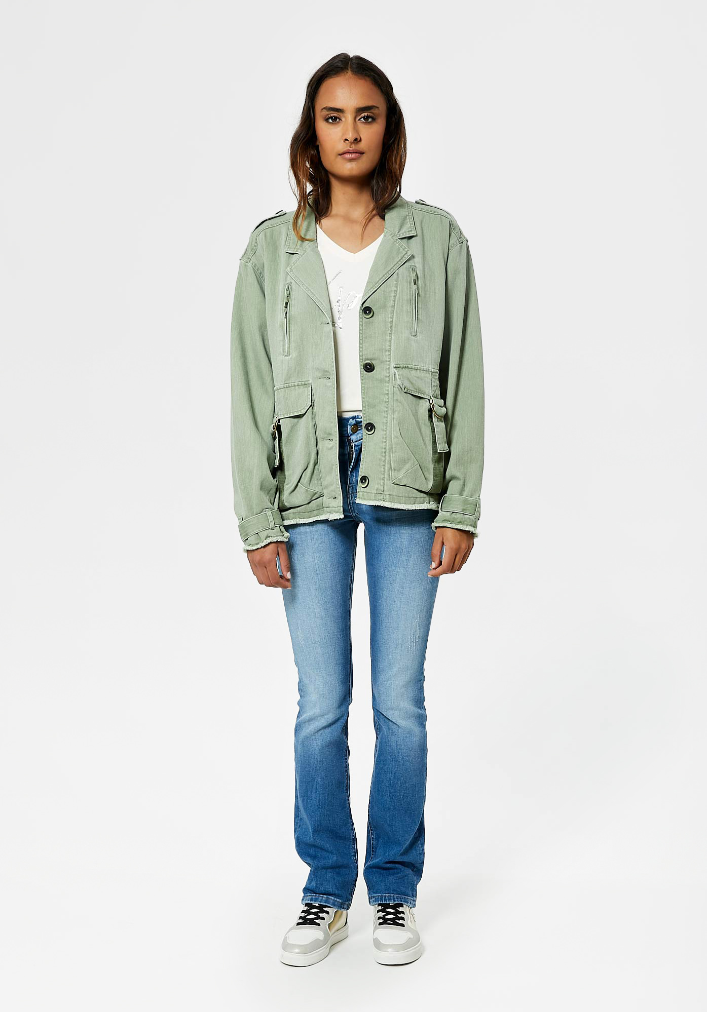 Veste kaki kaporal femme clearance