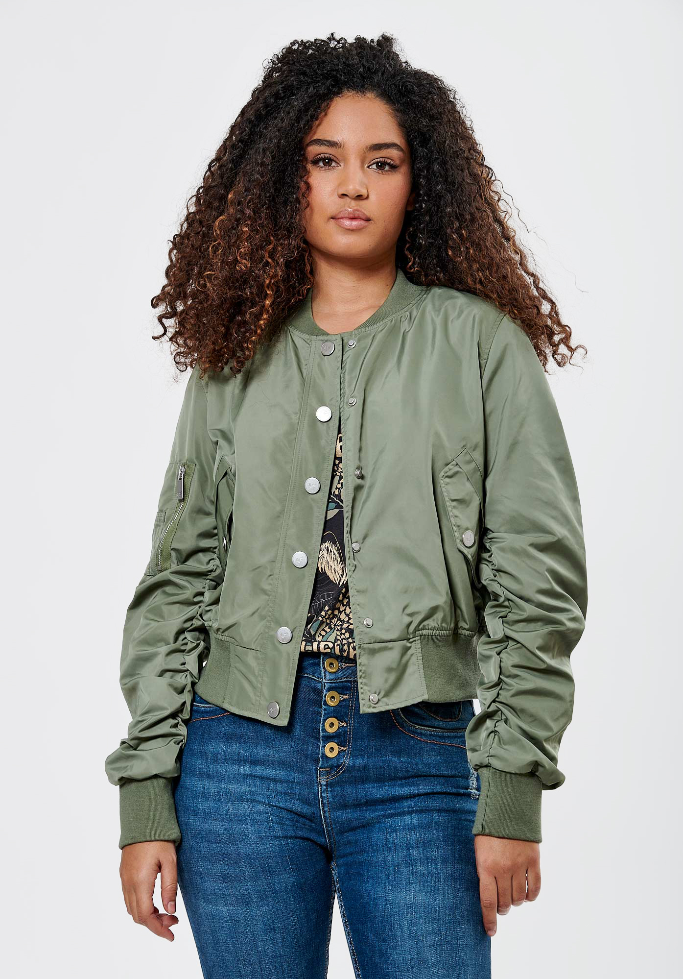Blouson kaki Femme Amy Kaporal