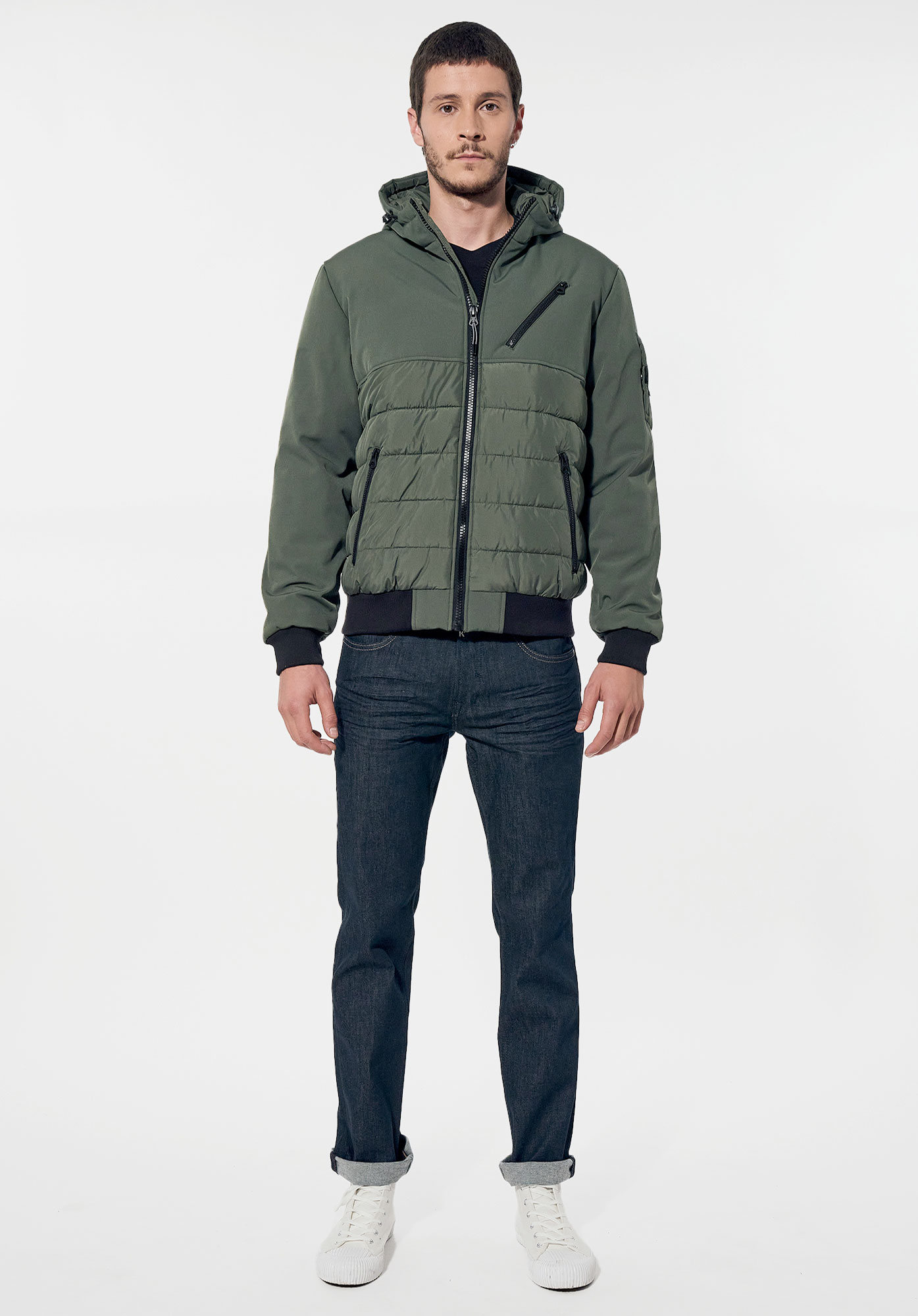 Blouson kaki Homme Azote Kaporal