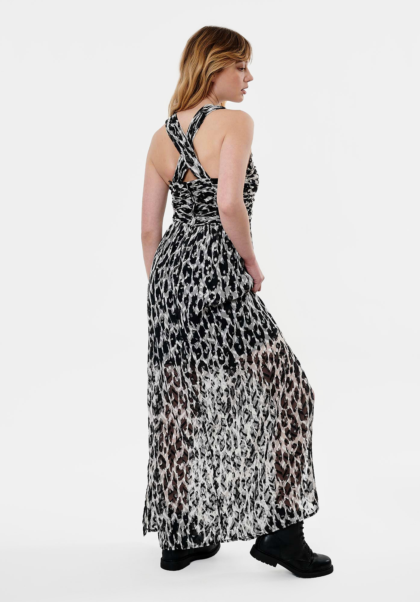 Robe kaporal top leopard