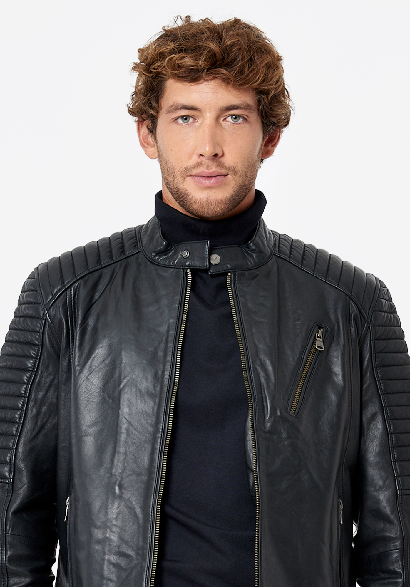Veste kaporal sales femme cuir