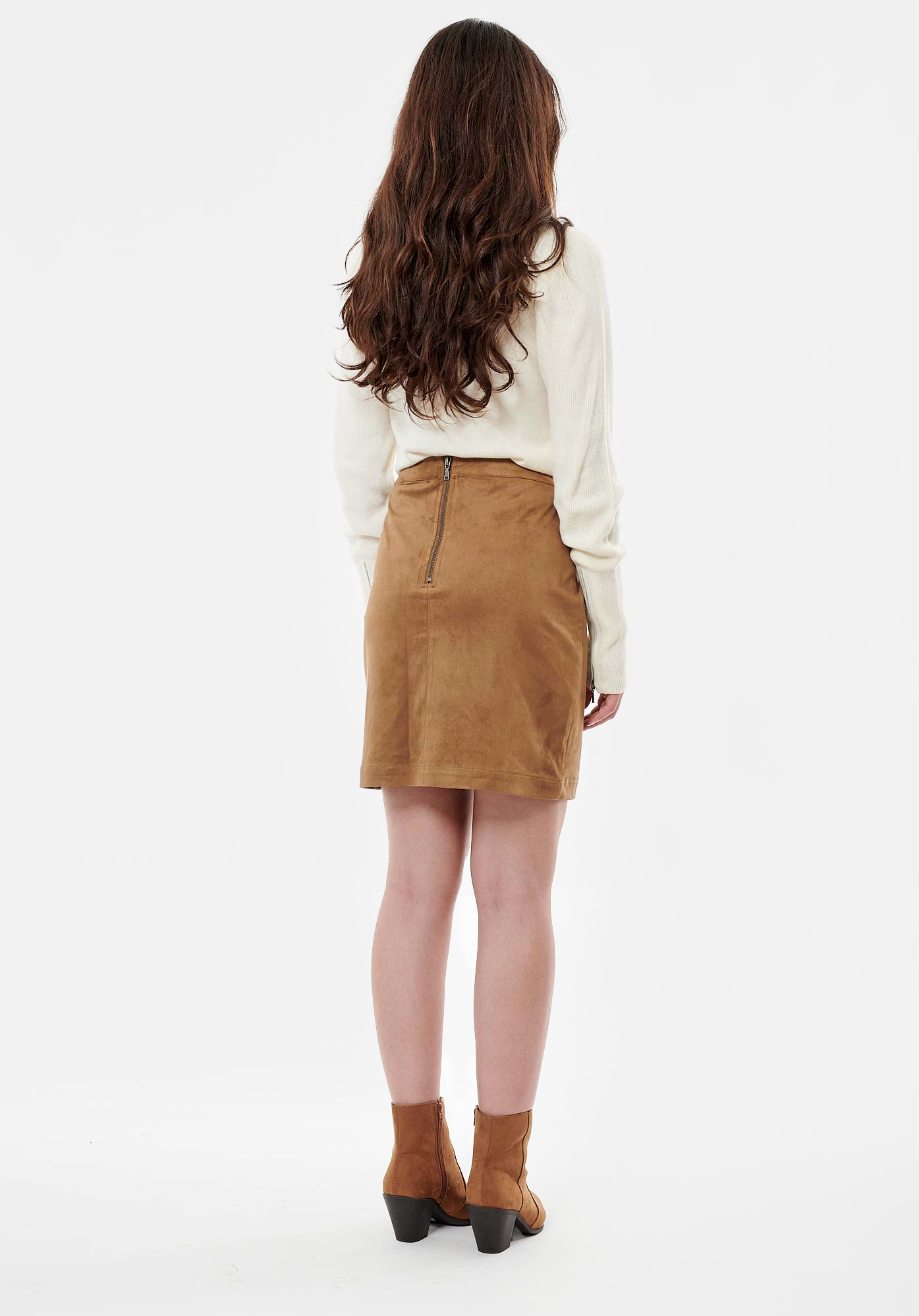 Jupe marron femme Batia Kaporal
