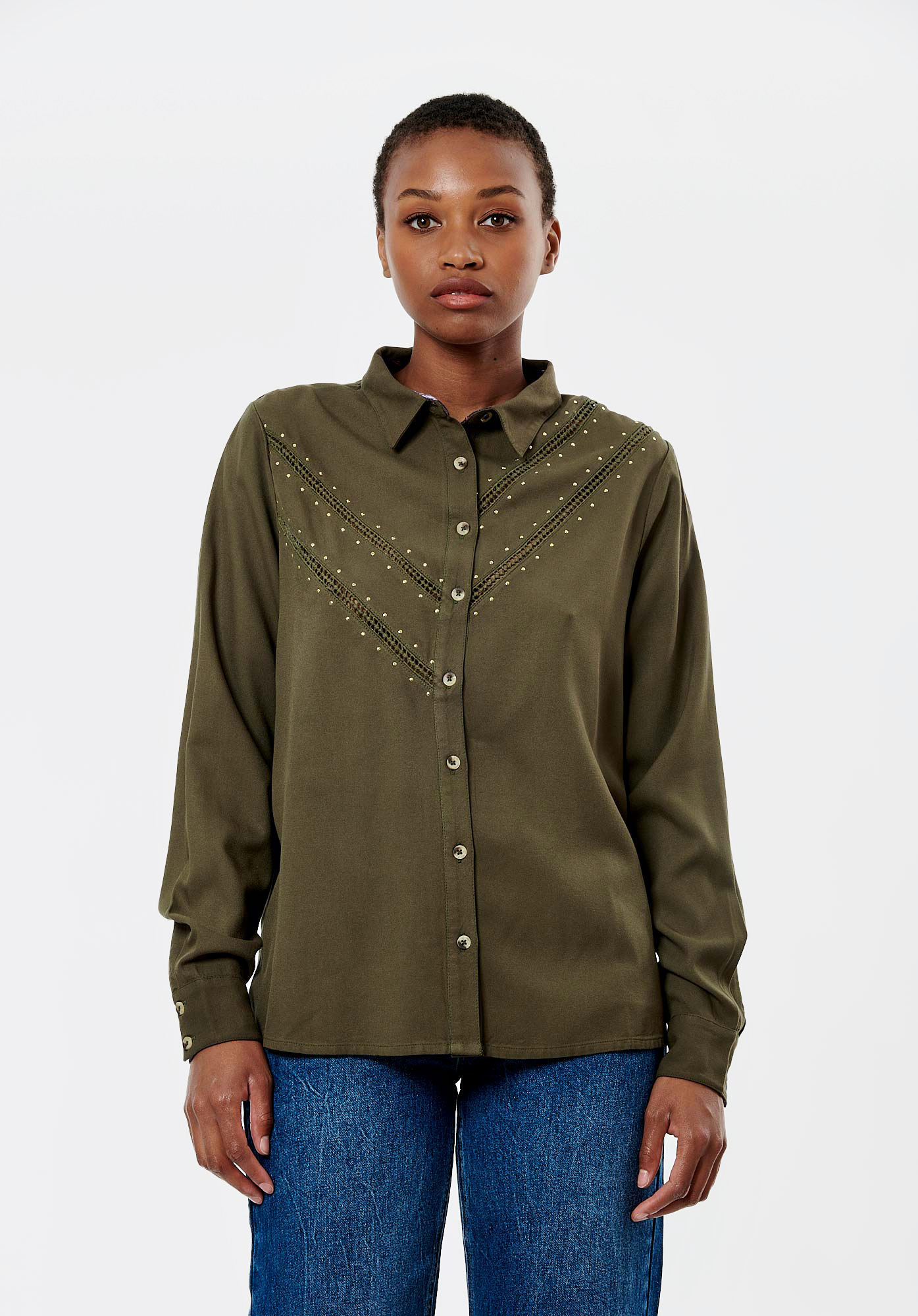 Chemise jean kaporal femme online