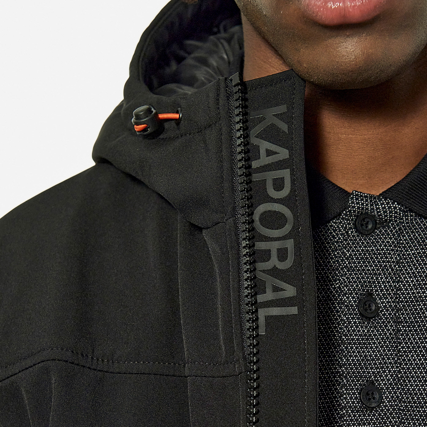 Blouson noir homme Bayo Kaporal