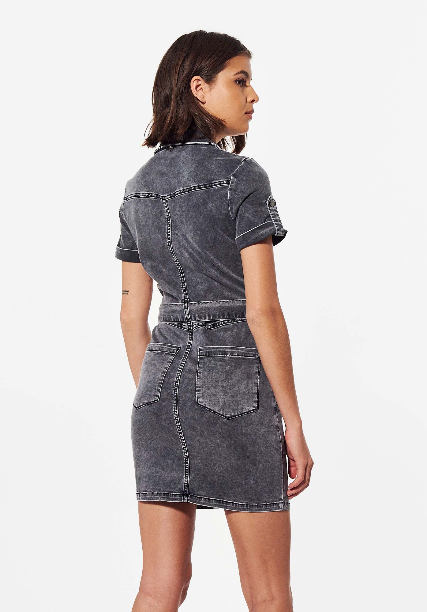 Robe en best sale jean femme kaporal