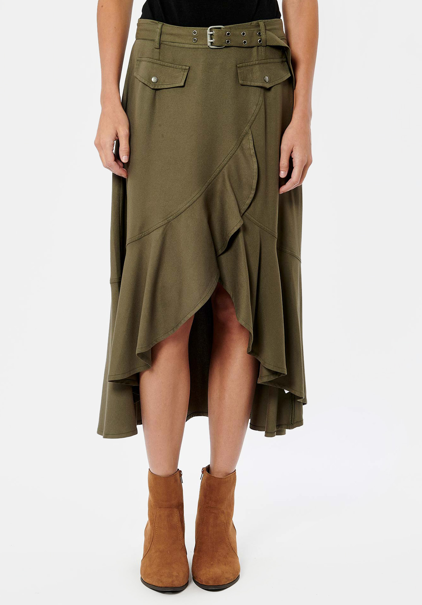 Jupe kaporal kaki shop