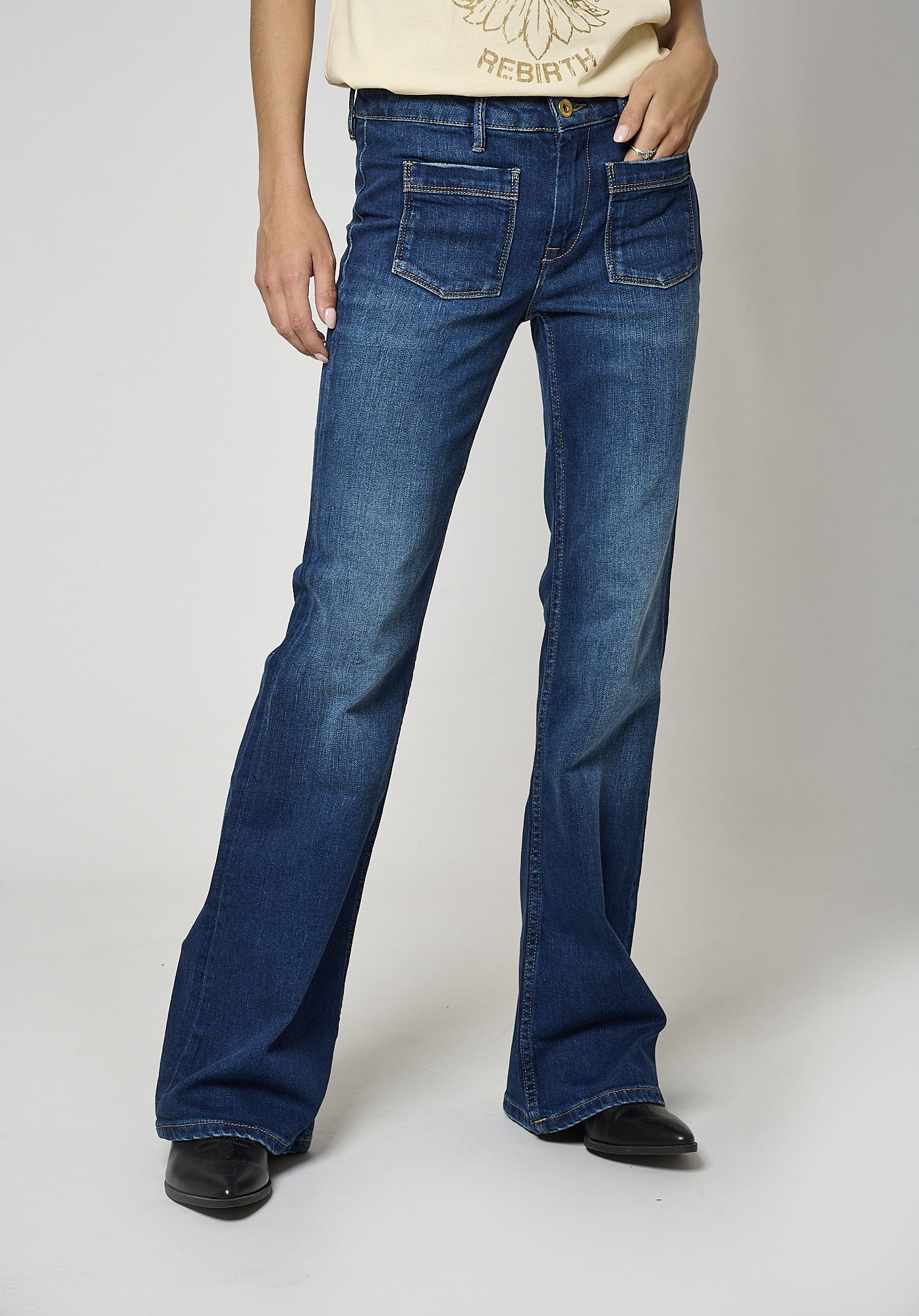 Jean flare Femme Bea Kaporal