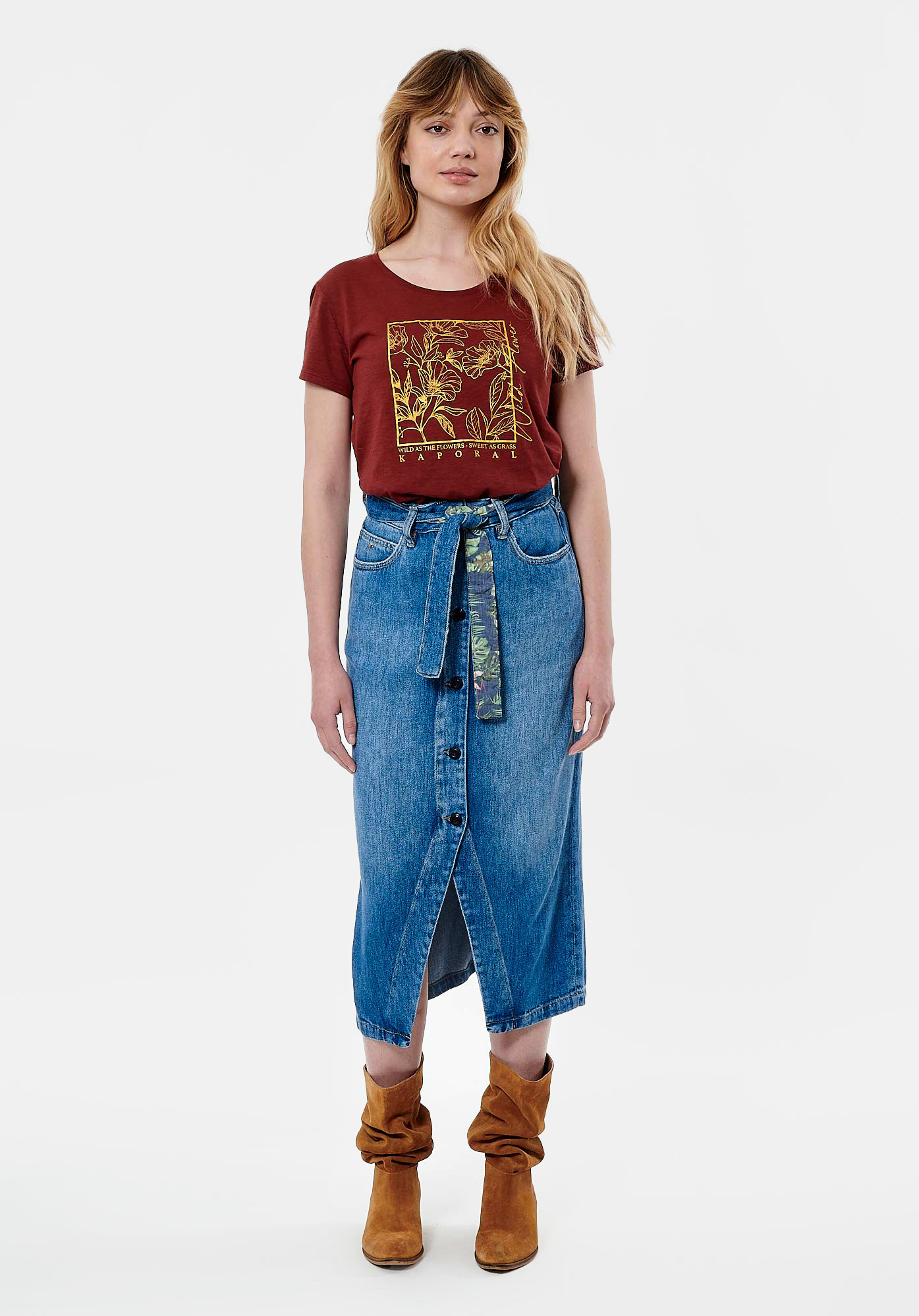 Jupe jean kaporal deals