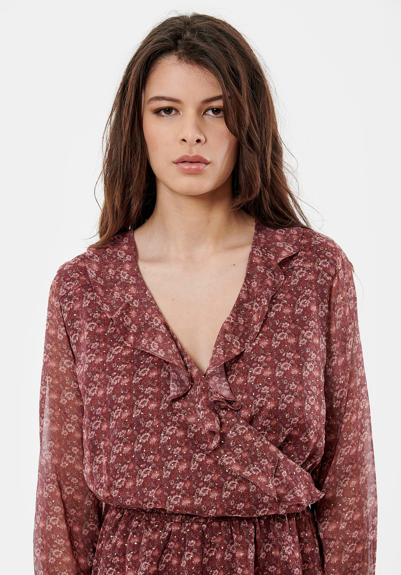 Robe portefeuille fleurie Femme Bibi Kaporal