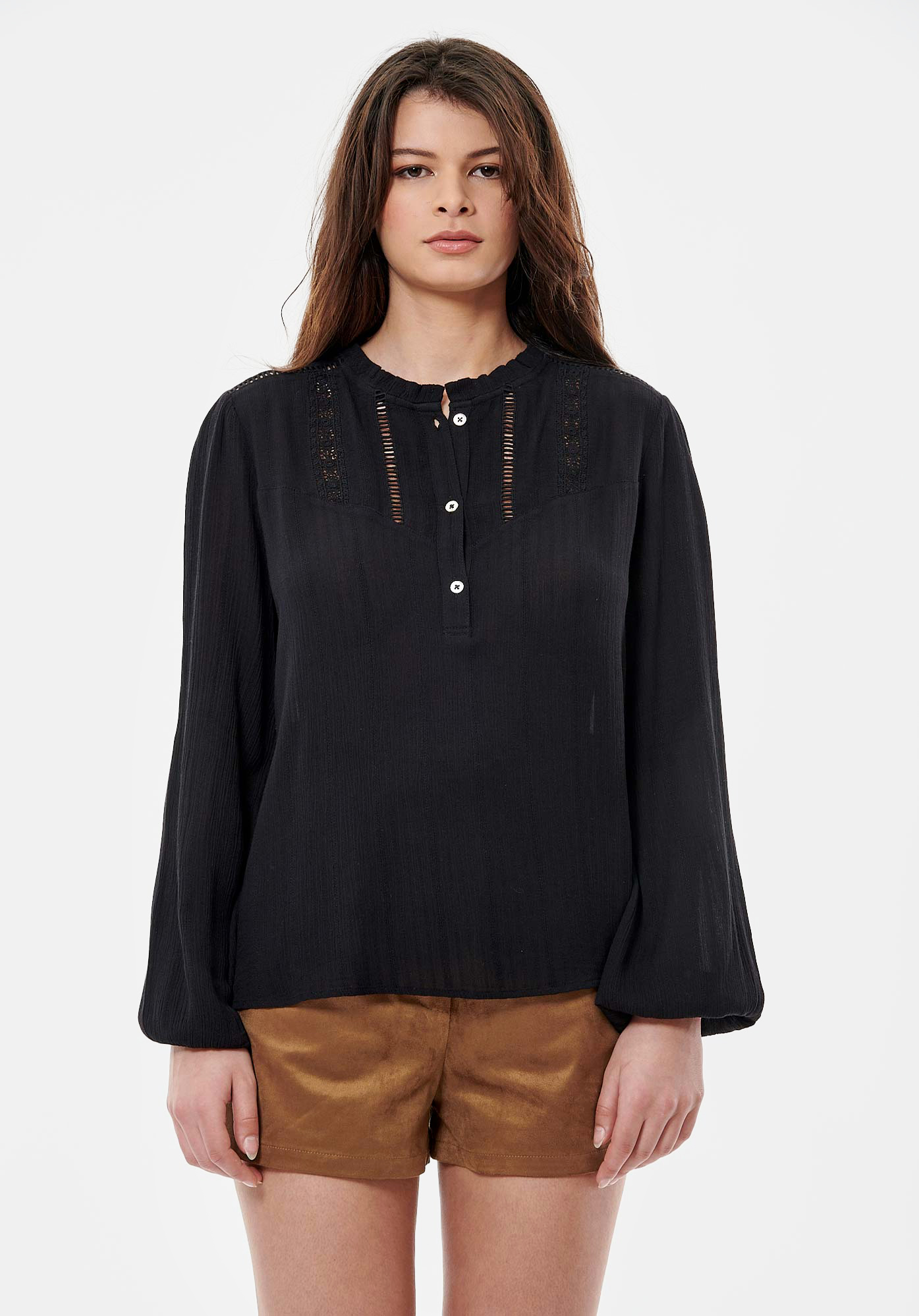 Blouse noire Femme Binta Kaporal