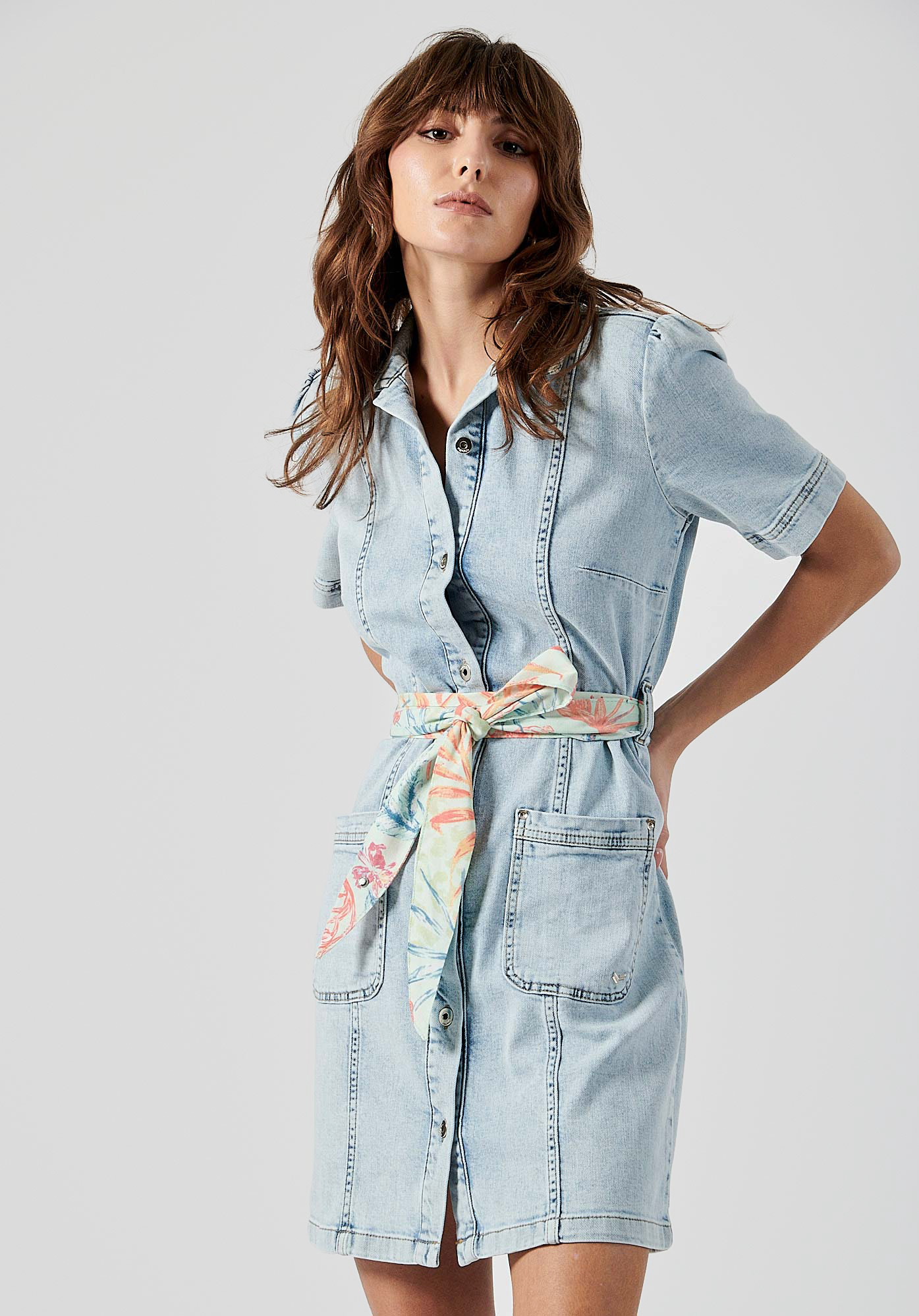 Robe en hotsell jean femme kaporal