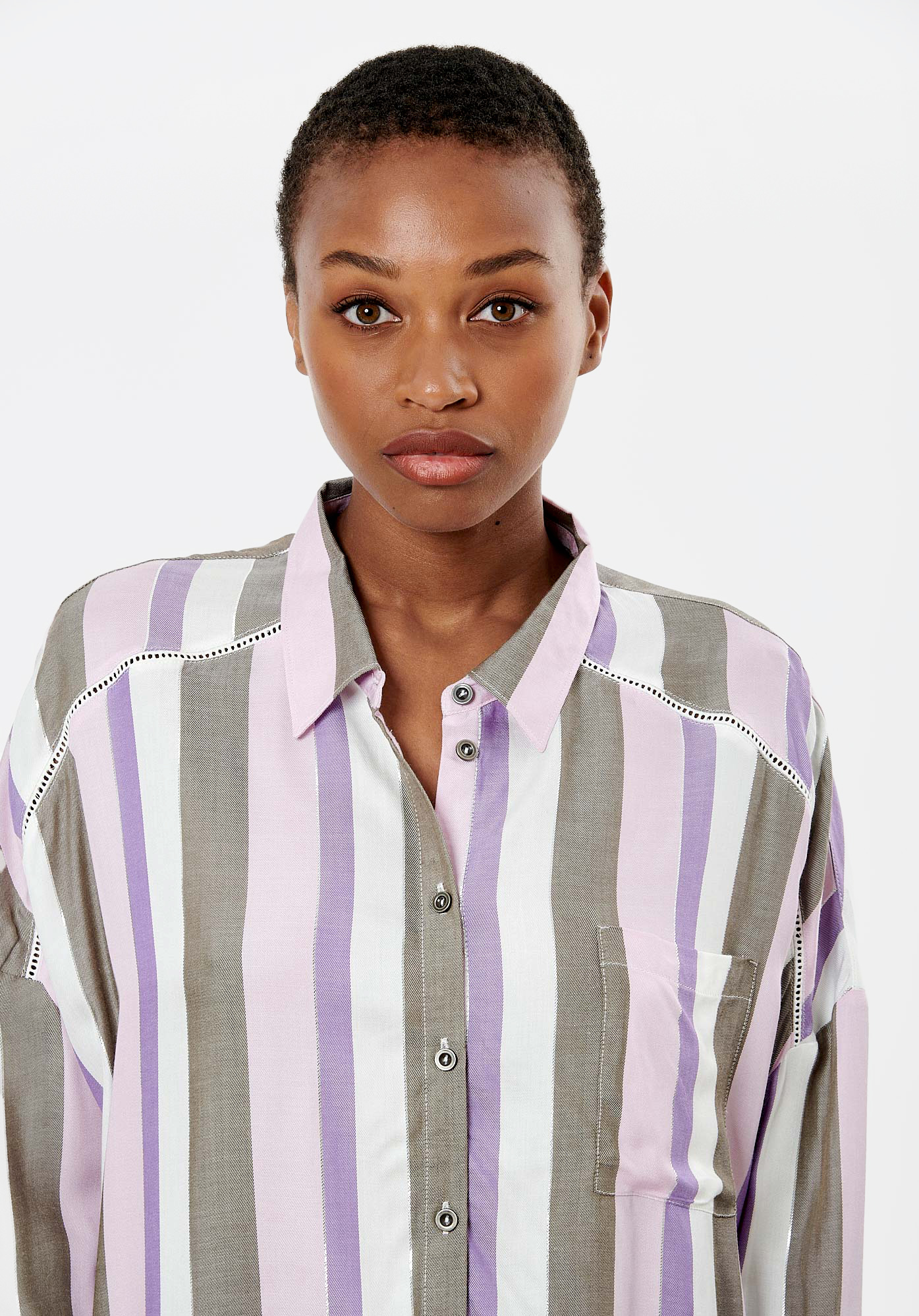 Chemise a rayures Femme Brend Kaporal