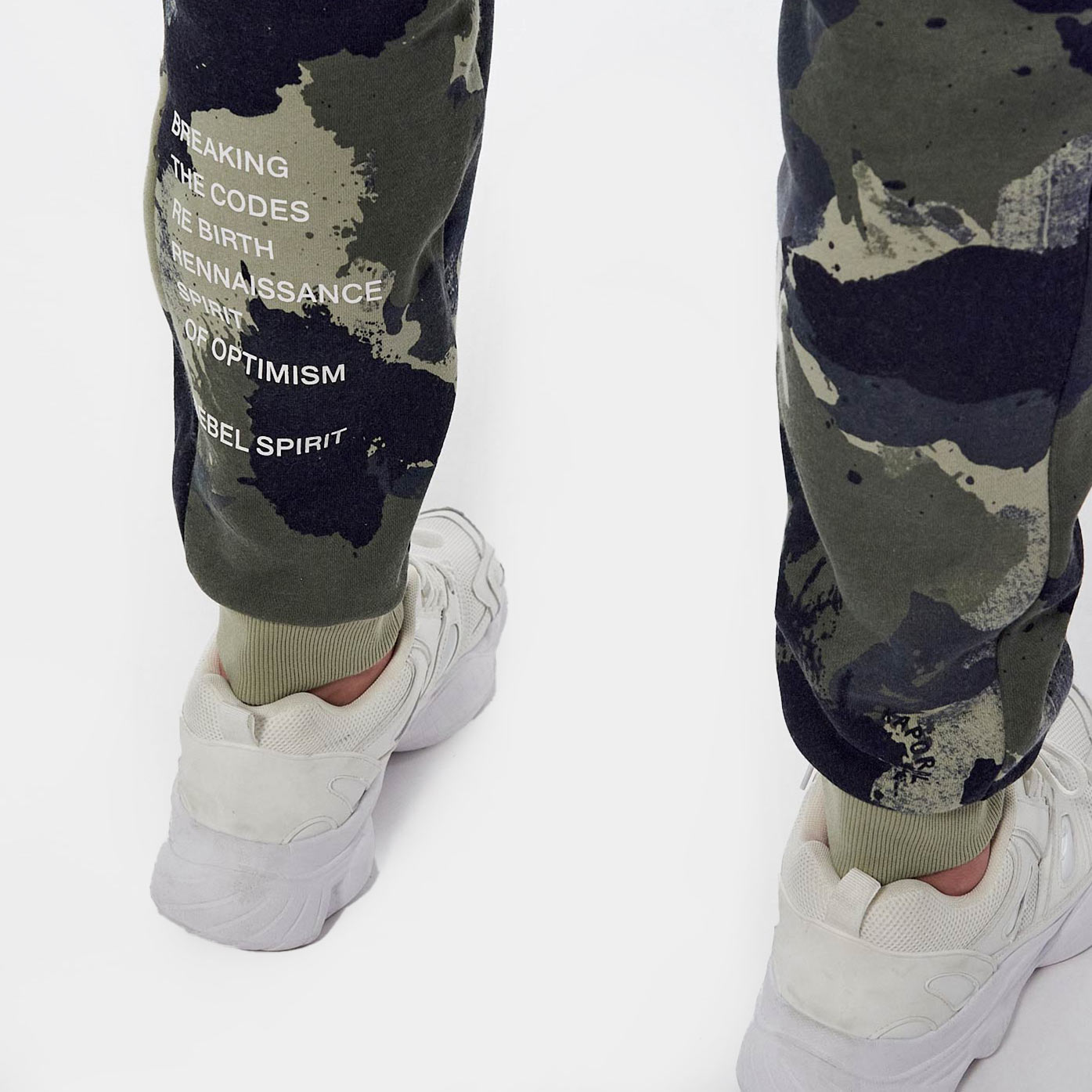 Jogging camouflage kaki Homme Burdy Kaporal
