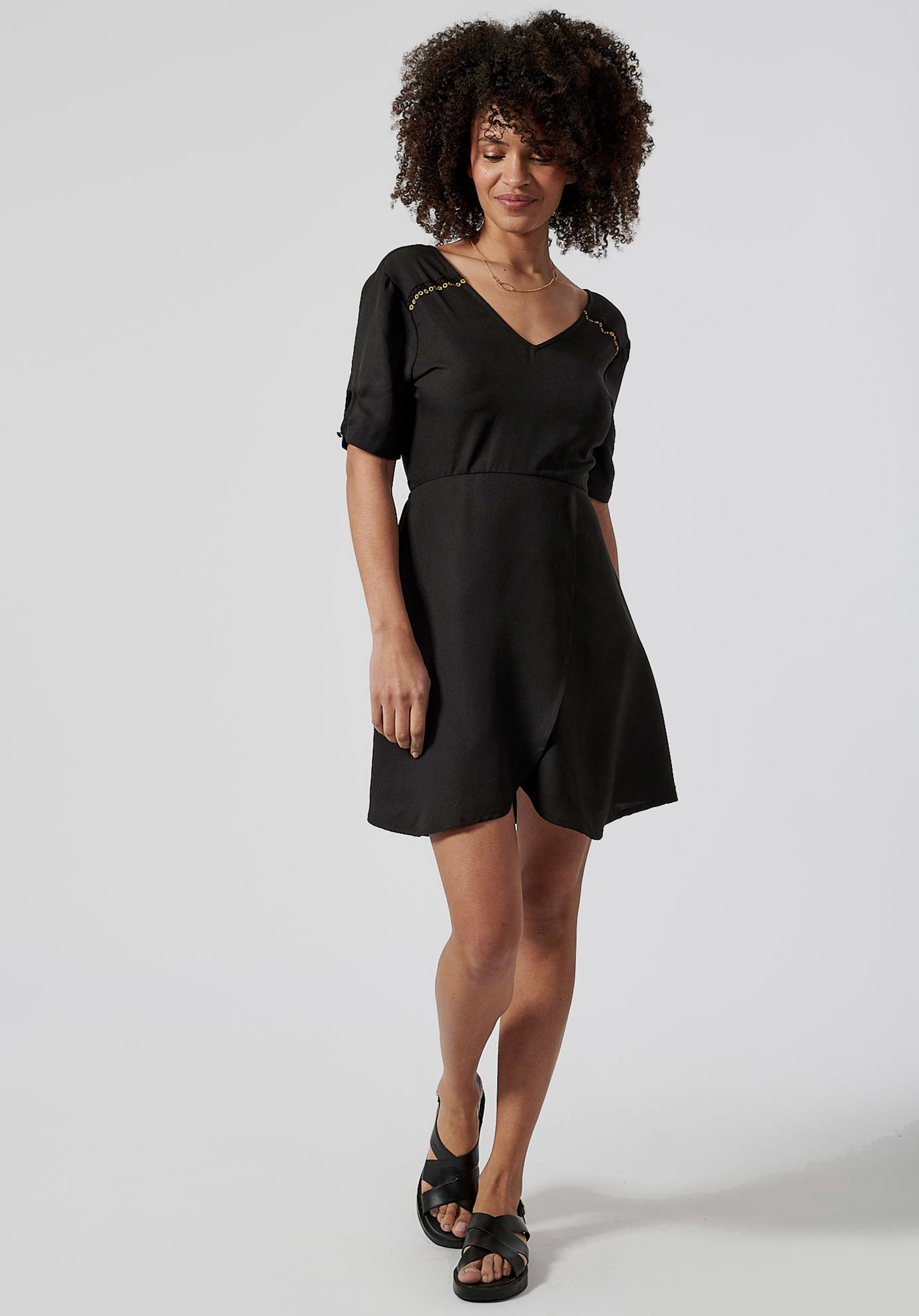 Robe noire Femme Cadia Kaporal