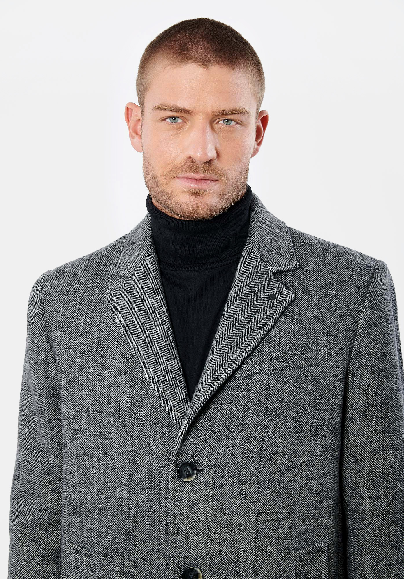 Manteau gris Homme Coat Kaporal