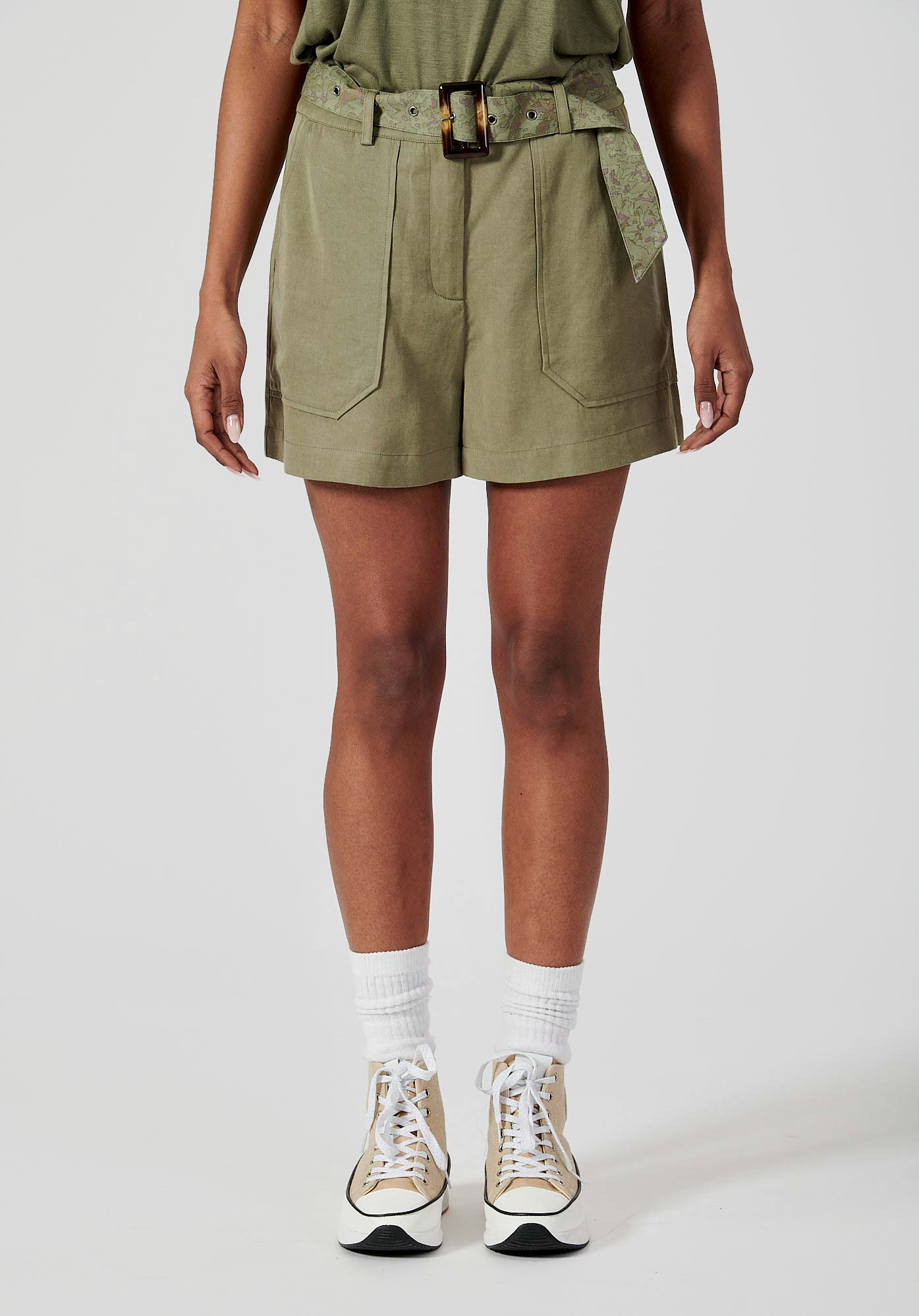 Short kaki Femme Codi Kaporal