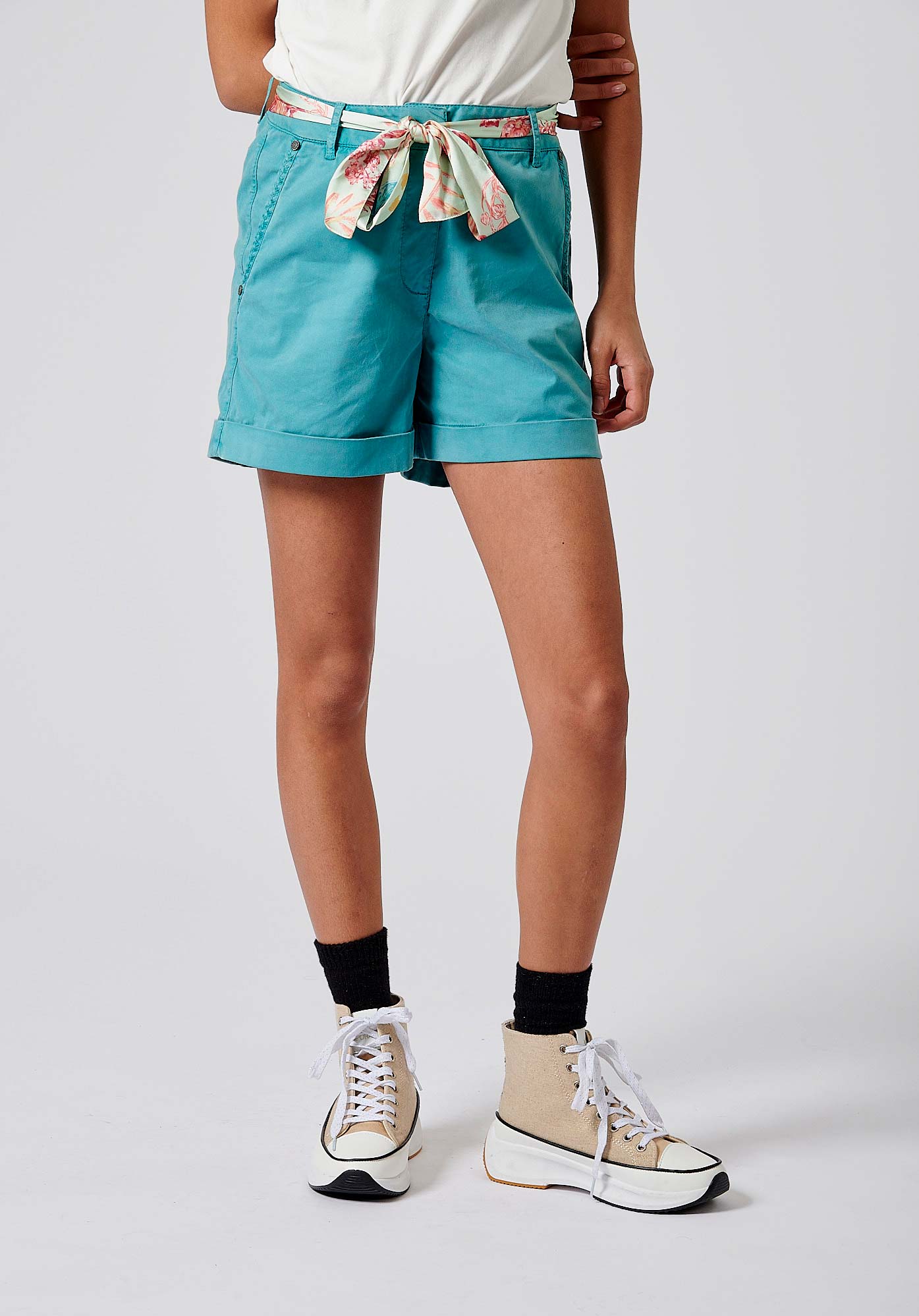Short bleu Femme Como Kaporal